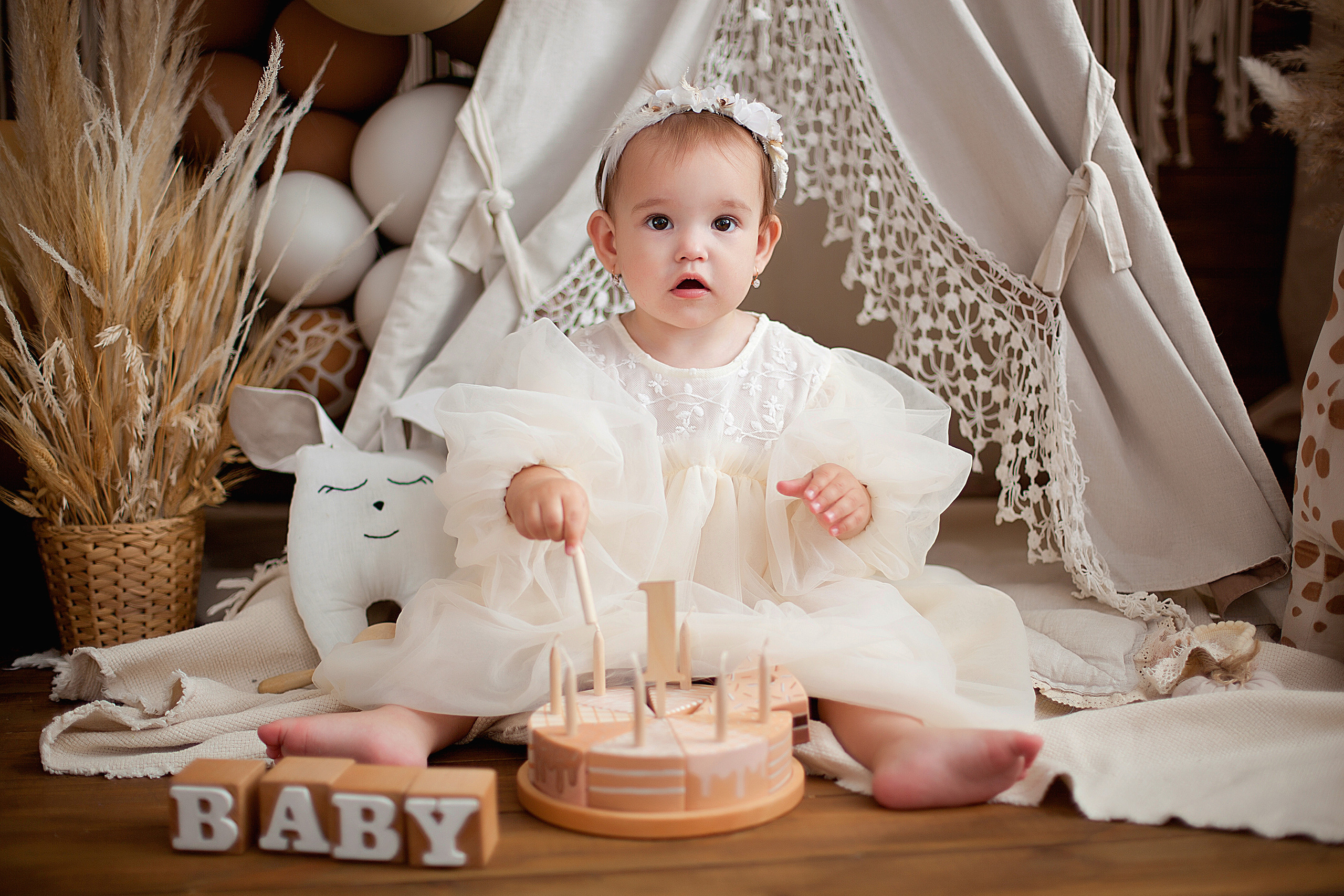 Съемка мне 1 годик. Фотограф новорожденных и детей до года в Новосибирске Ka