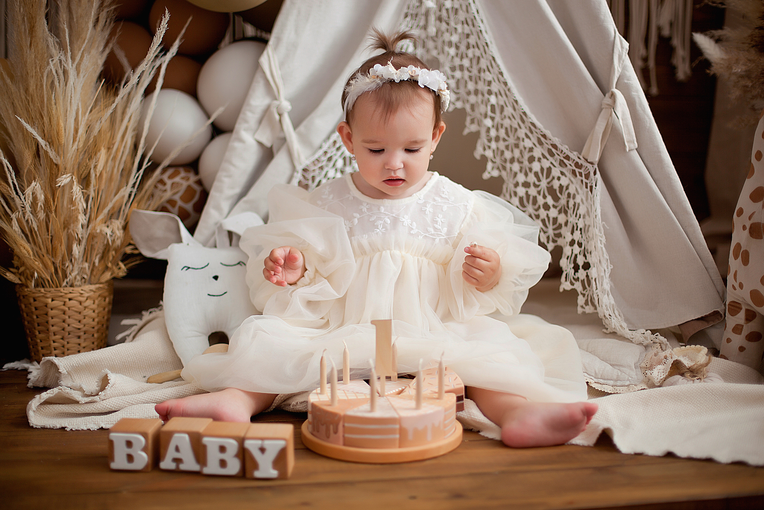 Съемка мне 1 годик. Фотограф новорожденных и детей до года в Новосибирске Ka