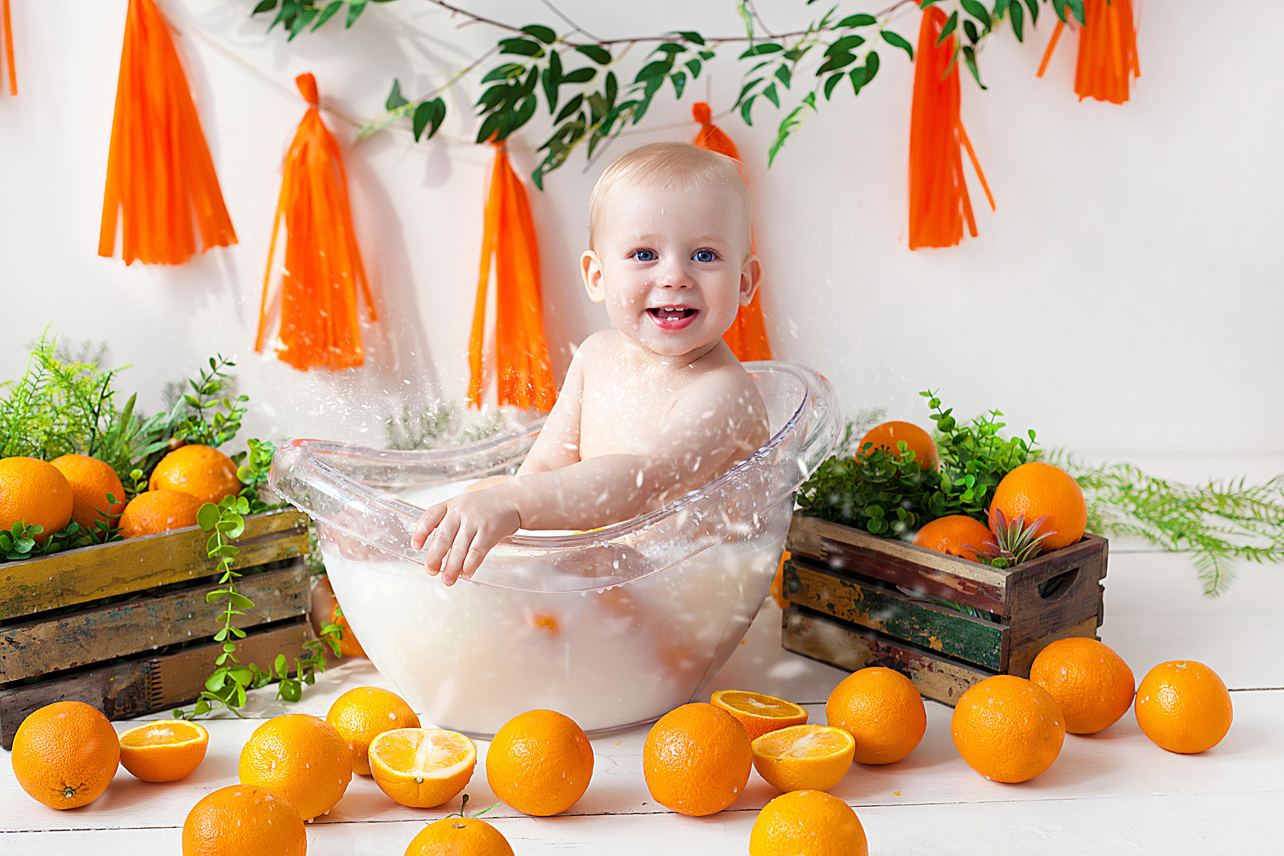 Съемка мне 1 годик. Фотограф новорожденных и детей до года в Новосибирске Ka