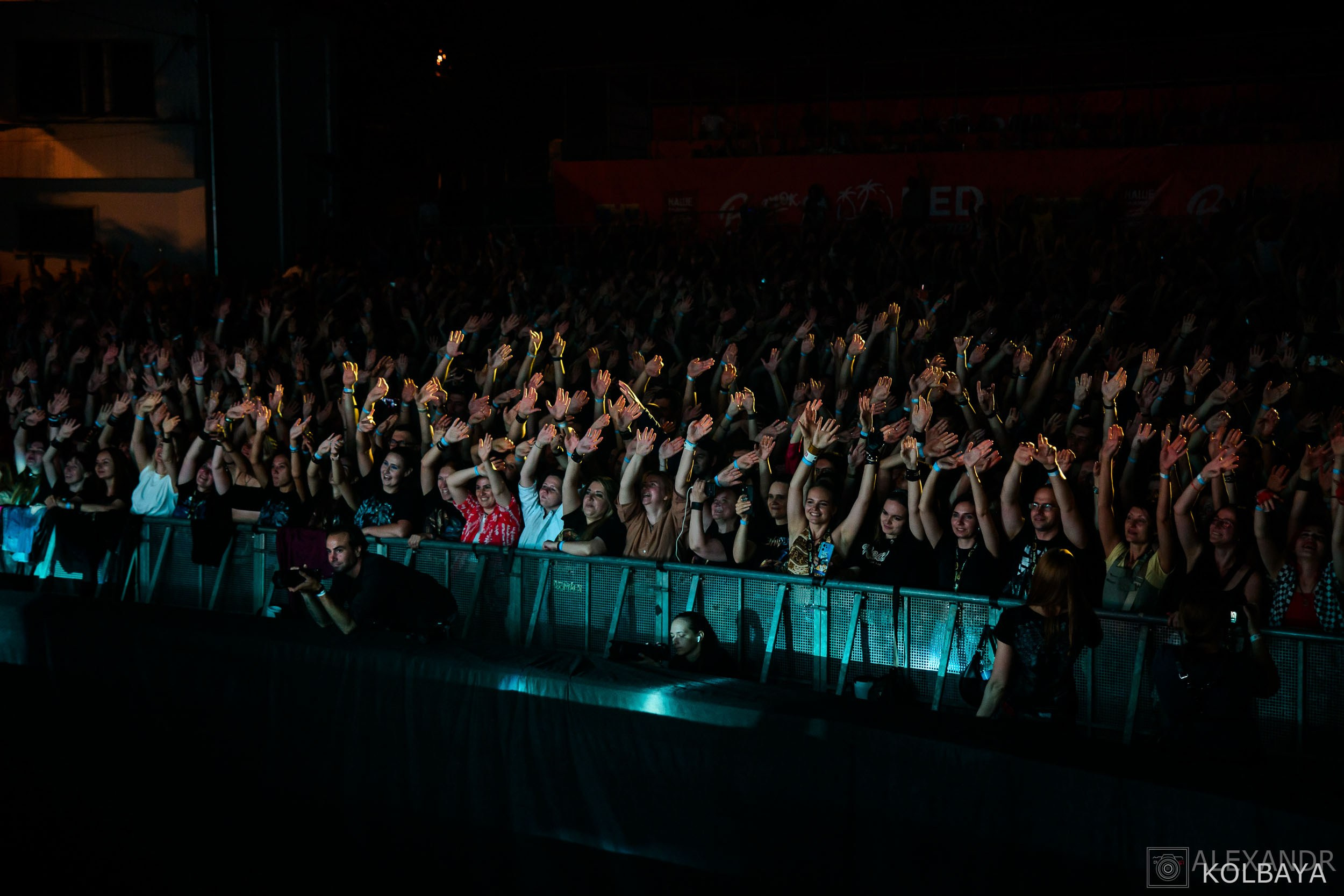 Концерт группы Эпидемия в Зеленом театре. Концертный и театральный репортажный фотограф в Москве Александр Колбая