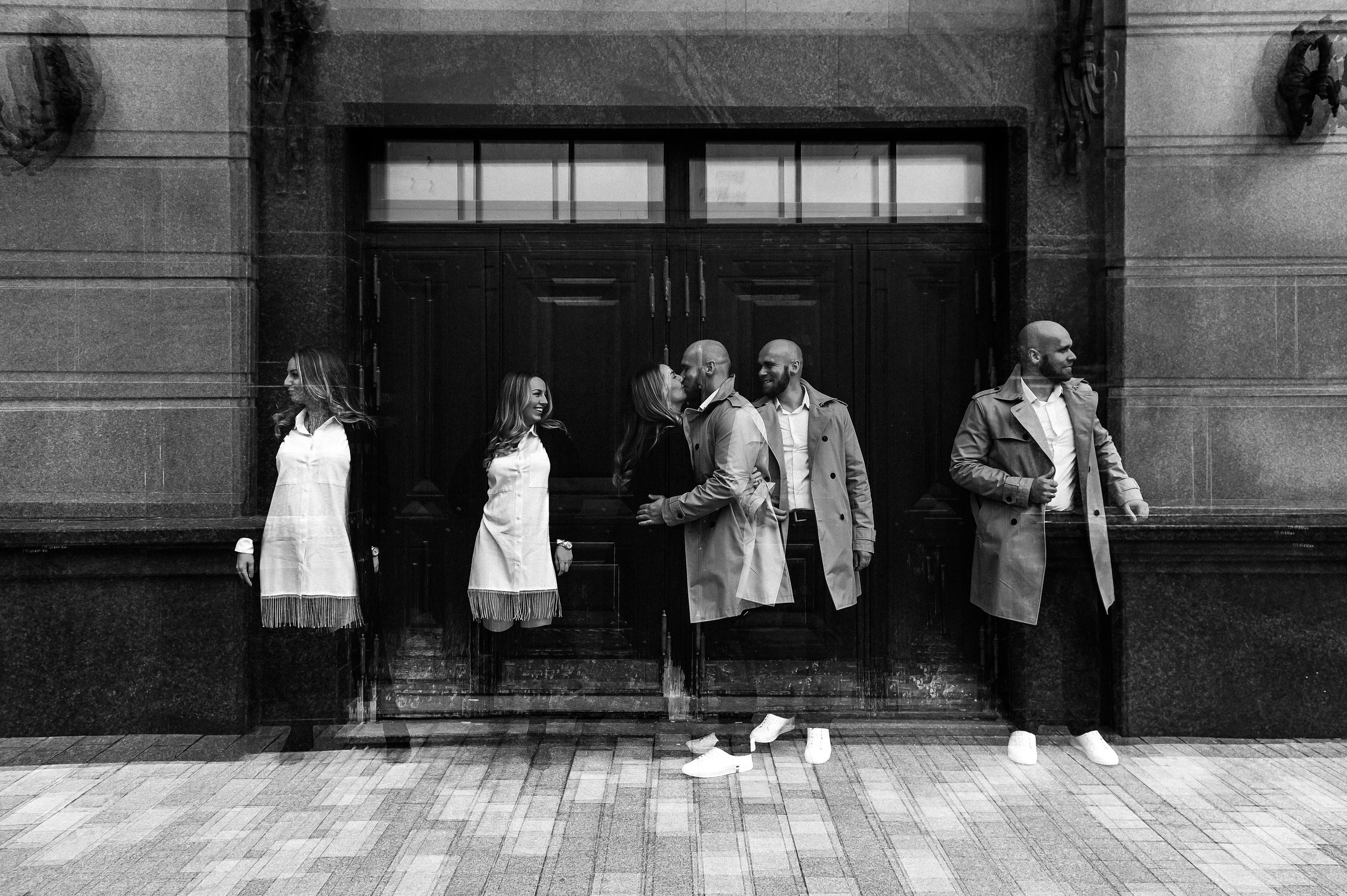 Свадебная фотосессия после росписи в Якиманка Холле