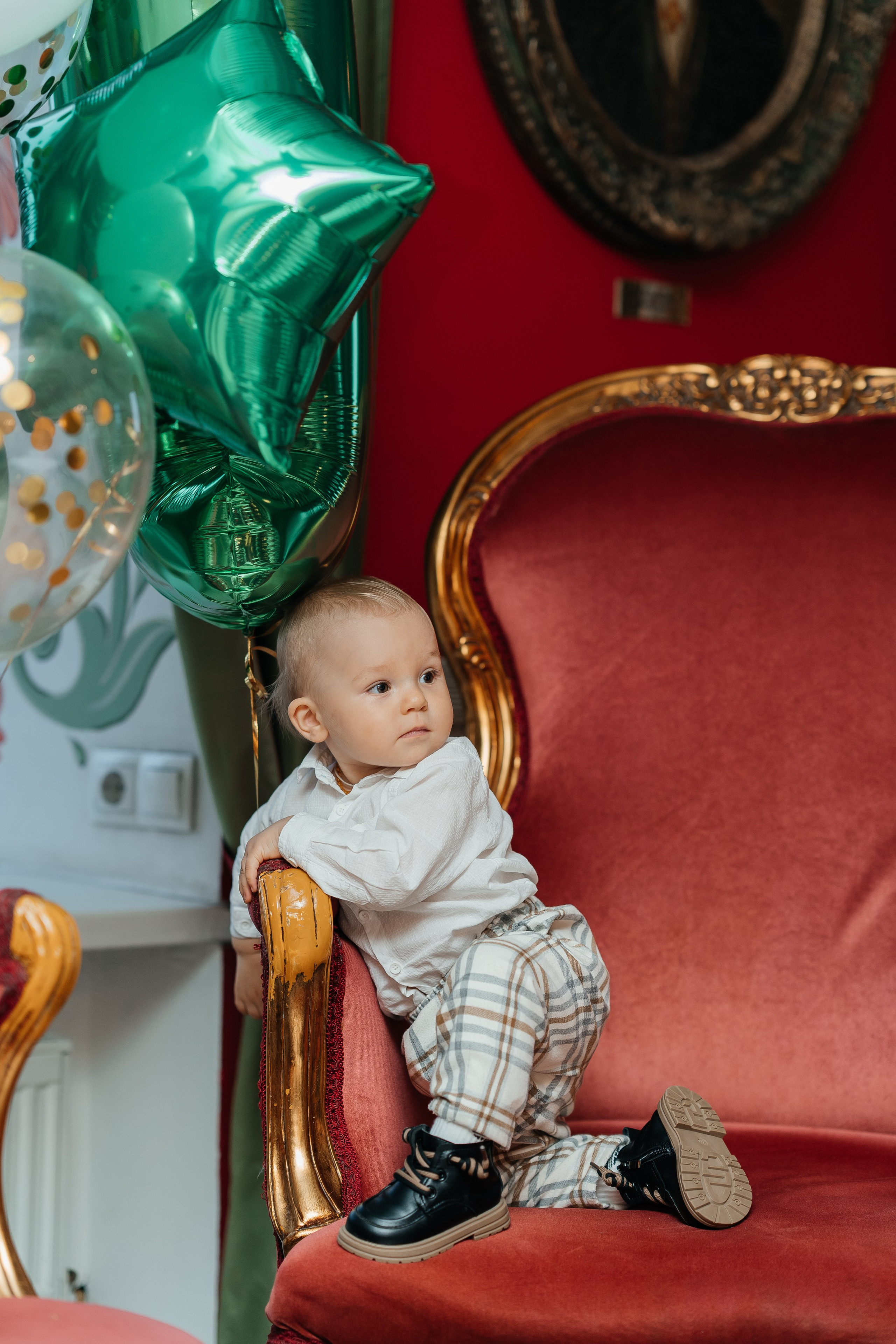 1 годик. Ресторан Русский дворик. Семейный и детский фотограф в Сергиев Посаде, Хотьково Якимчук Любовь