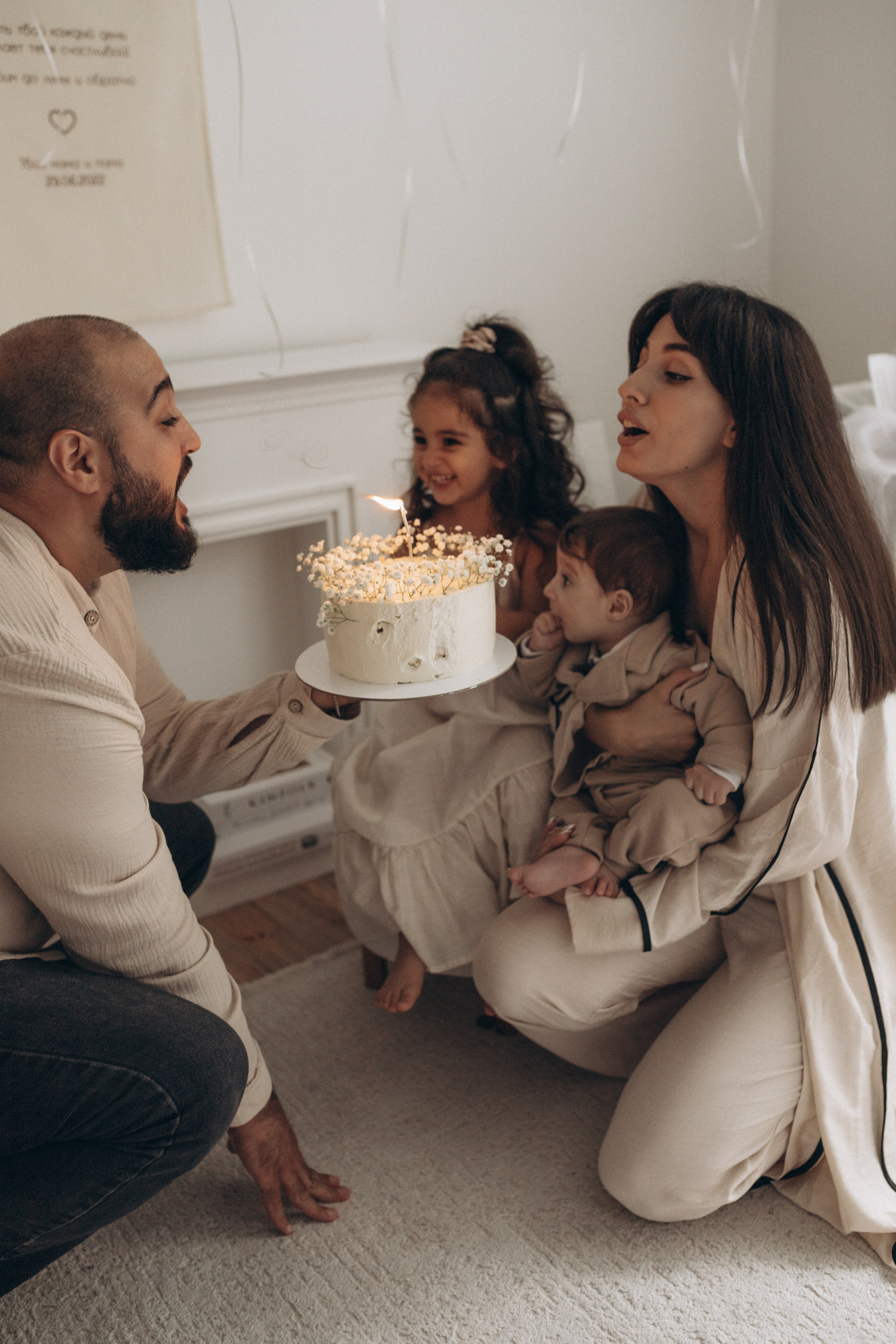 Есения 2 годика. Фотограф новорожденных в Тюмени