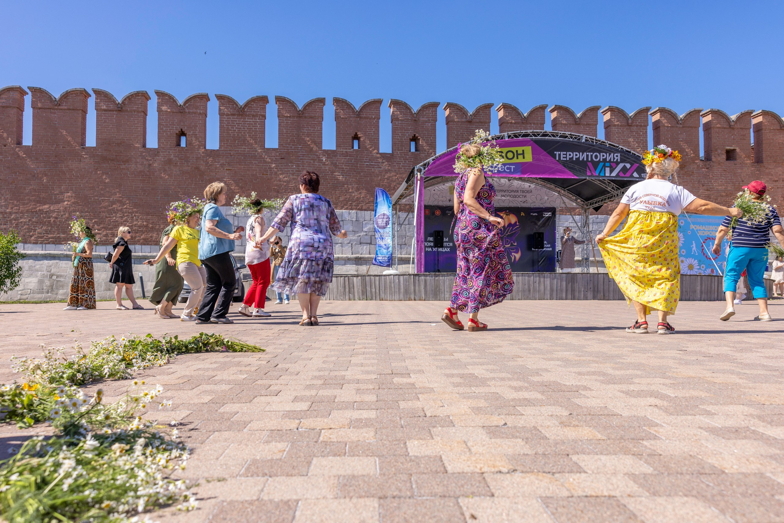 Фестиваль «Ромашковый хоровод». Северная ходьба. Фотограф в Туле Крупский АнДРей. Фотостудия «КАДР71» в Туле