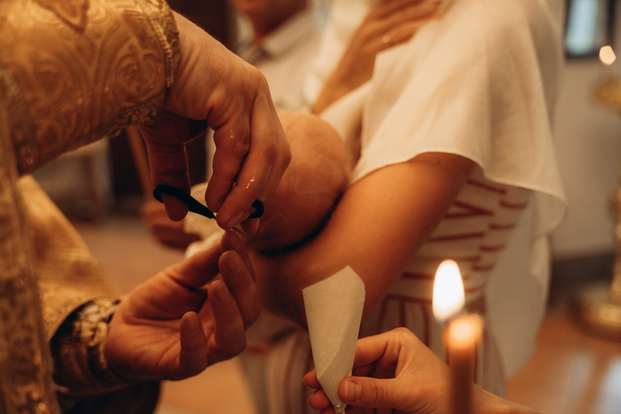 Крещении Есении. Фотограф Мария Миллс | Минск