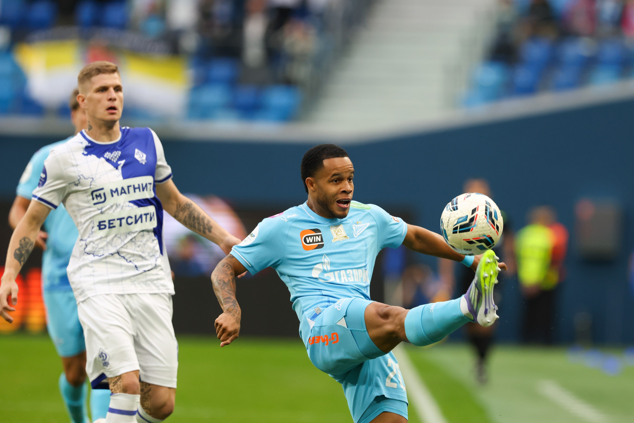 ФК «Зенит» — ФК «Динамо» Махачкала 23.08.2025. Спортивный и репортажный фотограф Антон Тереханов