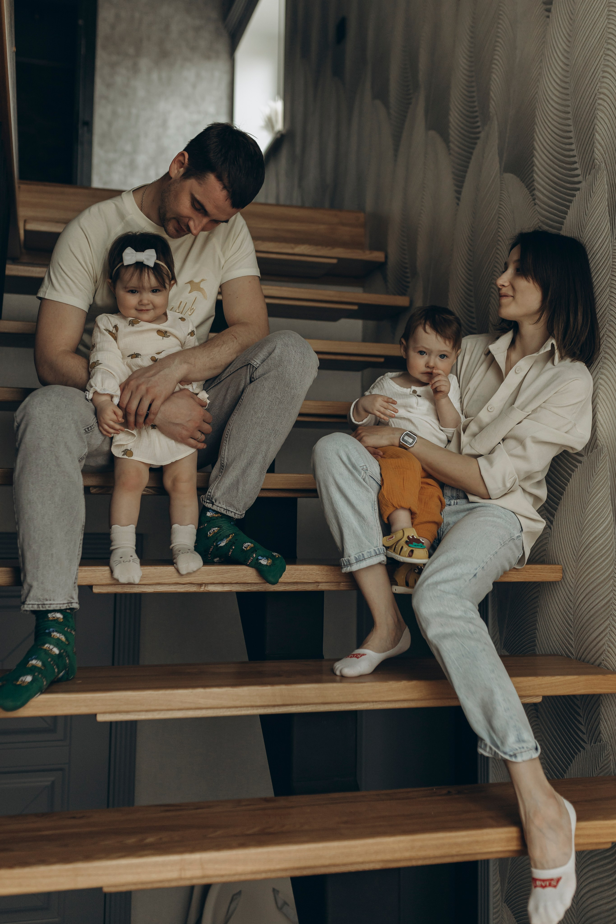 Домашняя семейная фотосессия. Семейный и детский фотограф в Рязани Васюгова Мария