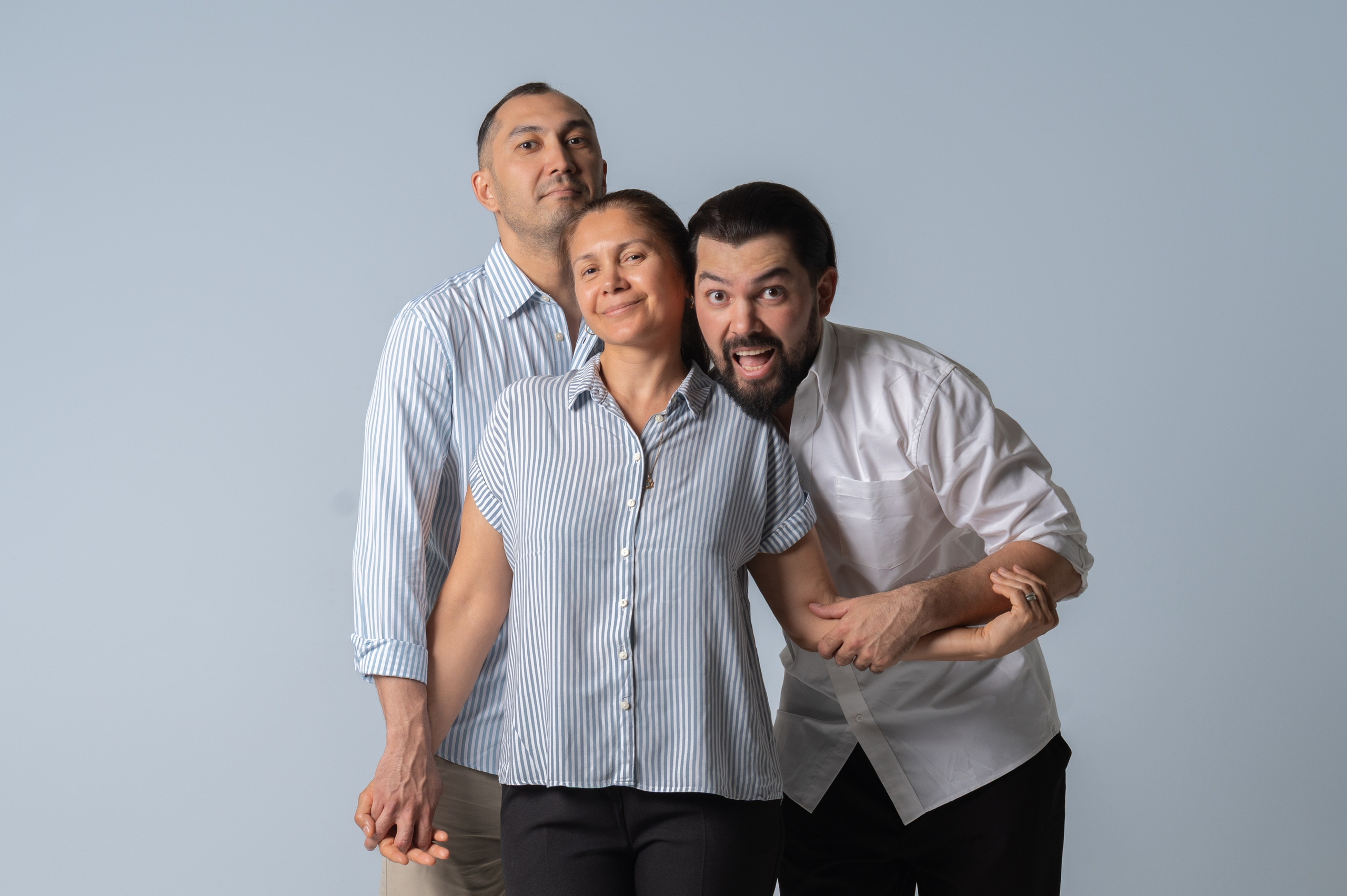 Семейная фотосессия для мамы и сыновей