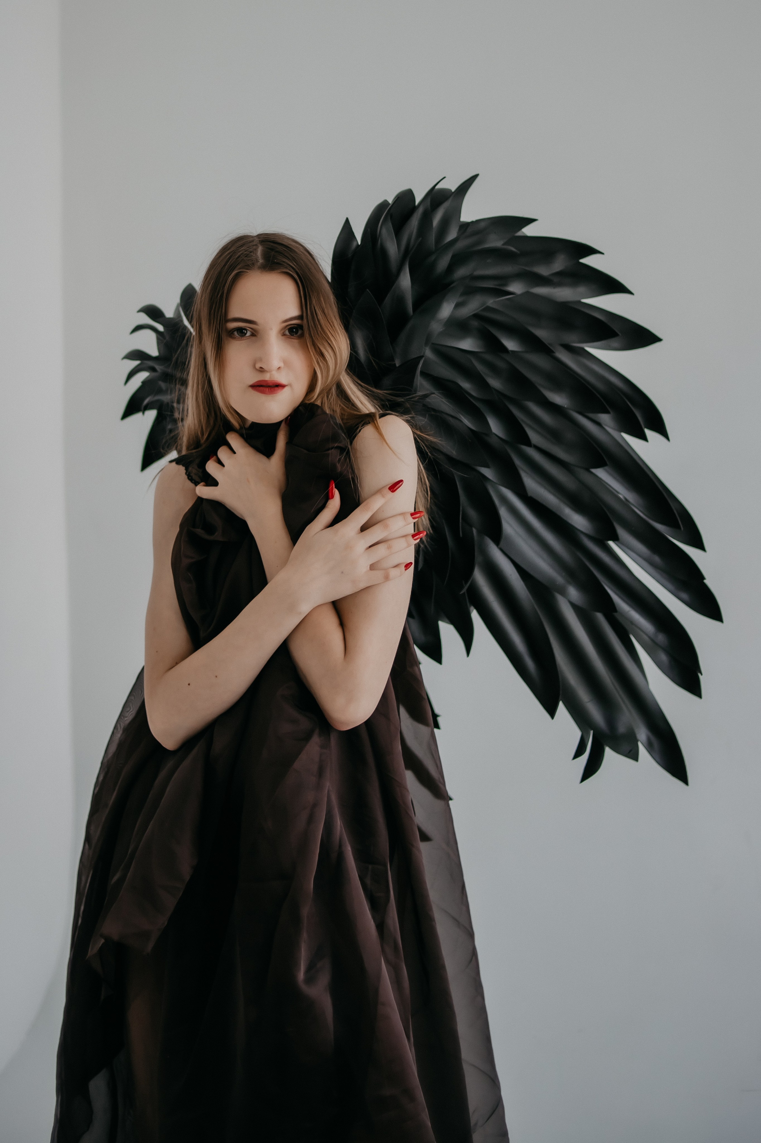 Татьяна. Черный ангел. Фотограф Регина Крикунова г. Красноярск