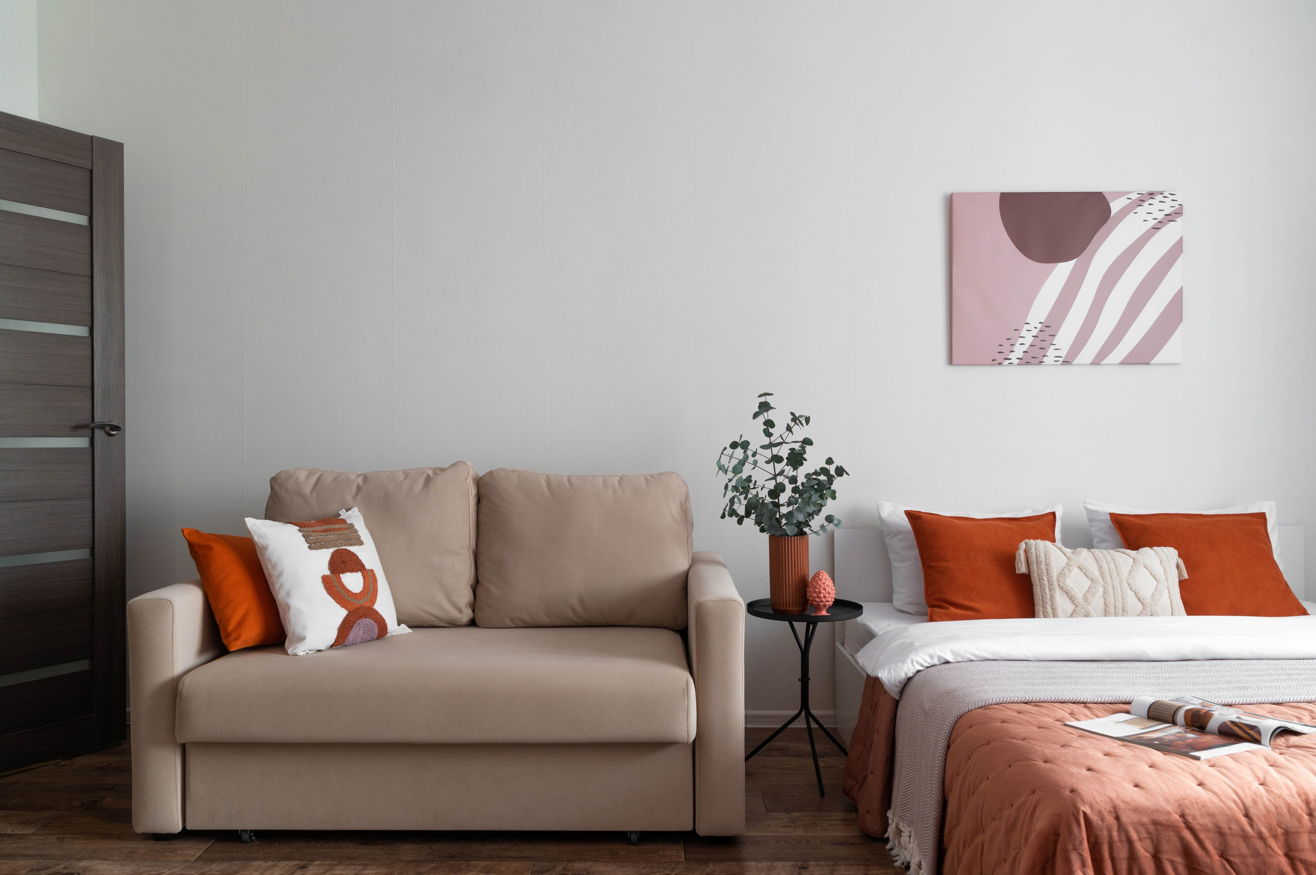 Съемка студии для посуточной аренды ЖК «Подсолнухи». Интерьерный фотограф в Ярославле. Вероника Лазыкина