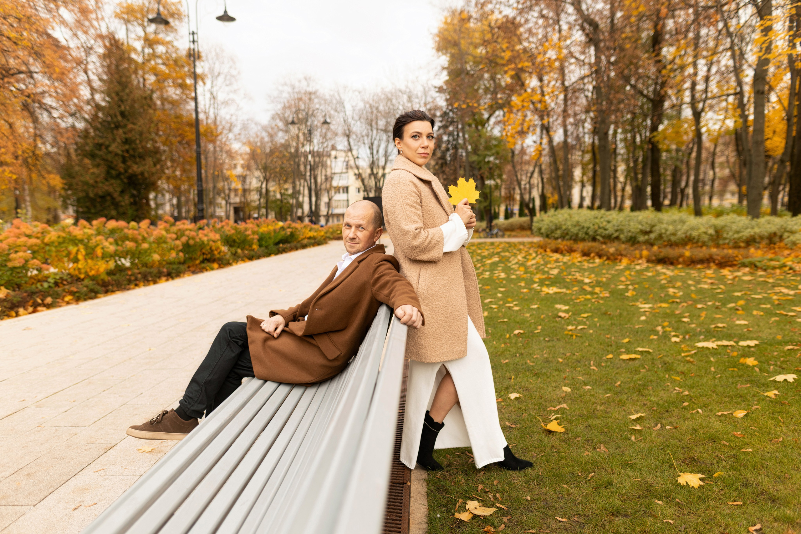 Алексей и Евгения. Свадебная прогулка в позднем октябре. Дмитрий Шульгин, портретный фотограф в Воронеже