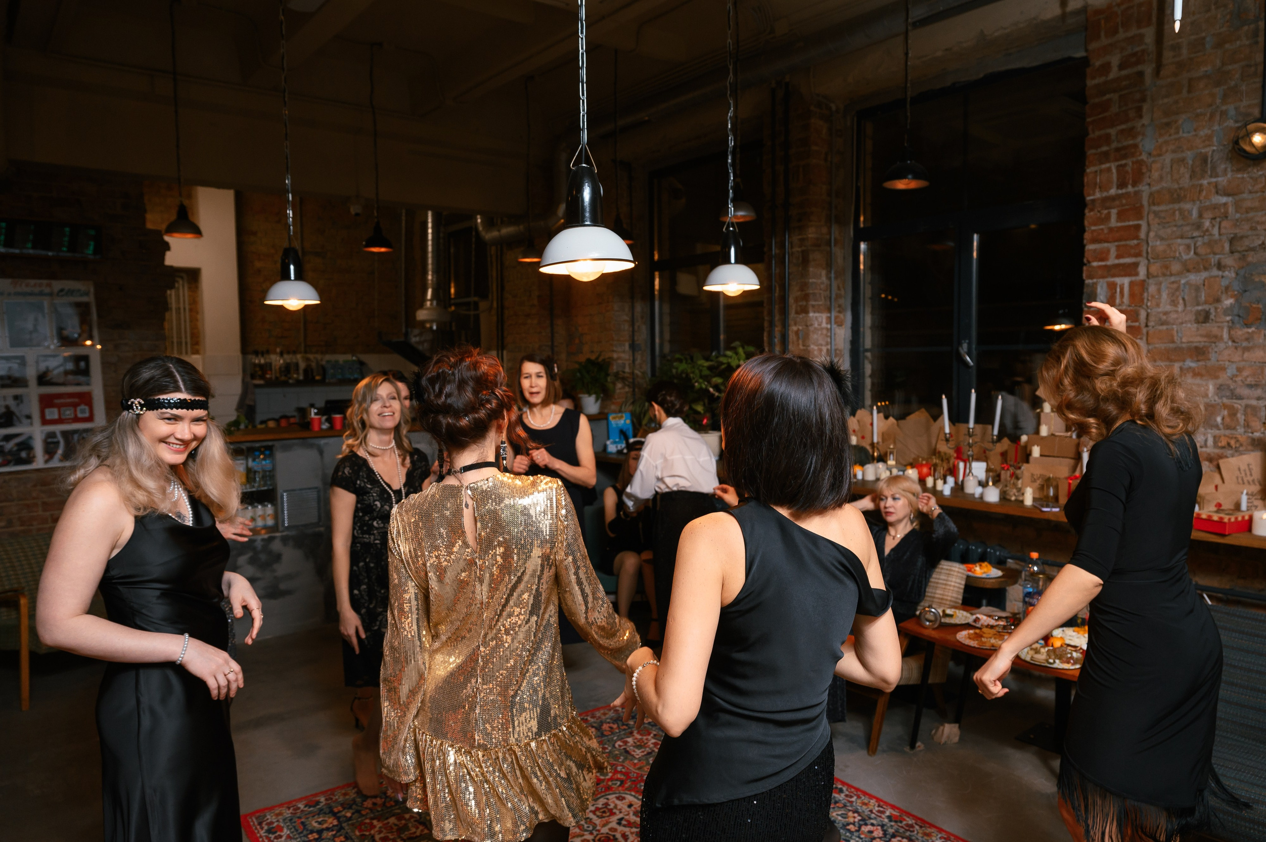 Корпоратив школы танцев в стиле «Мафия». Wedding and family photographer USA