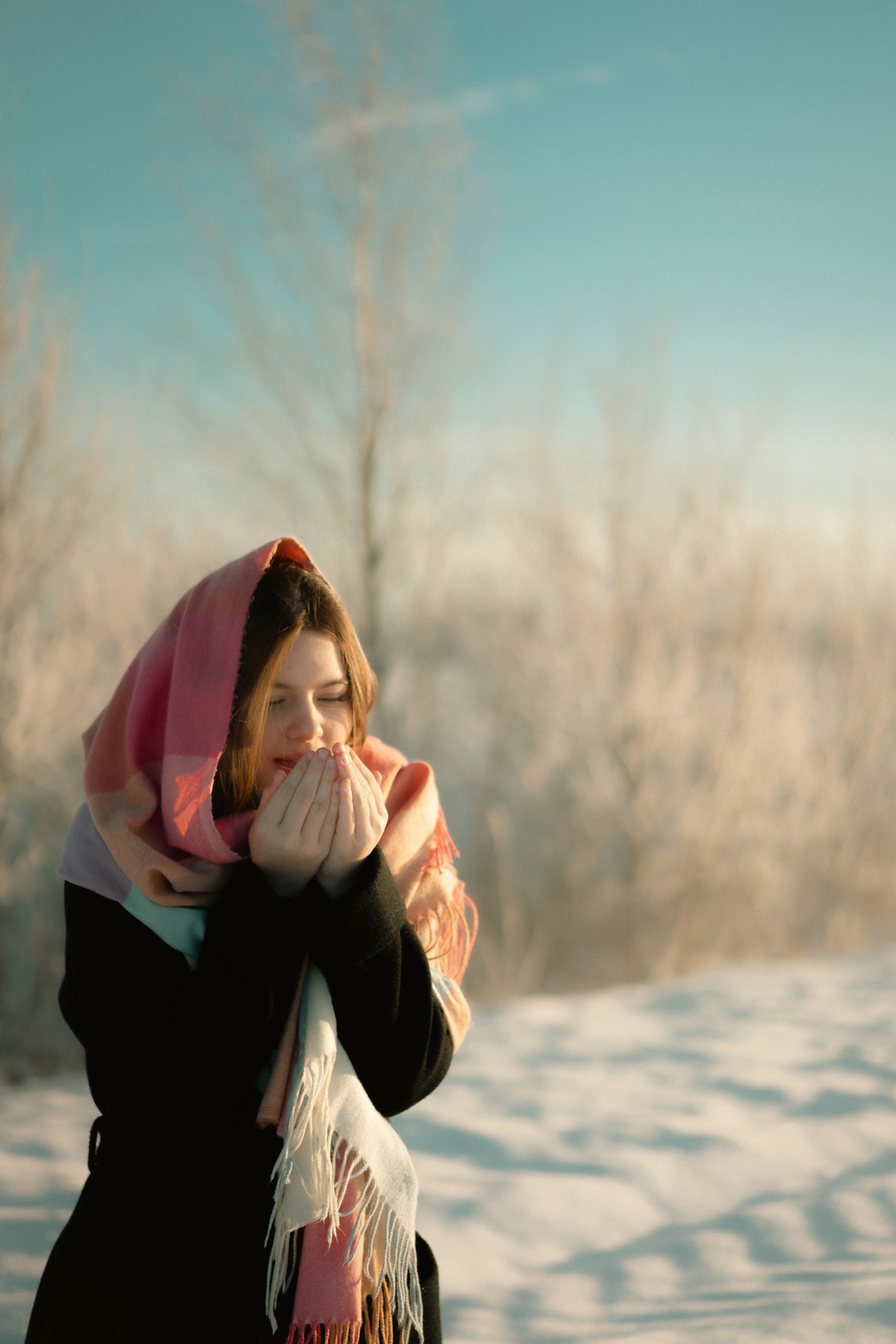Зимняя съемка в снегу. Видеооператор, фотограф в Санкт-Петербурге