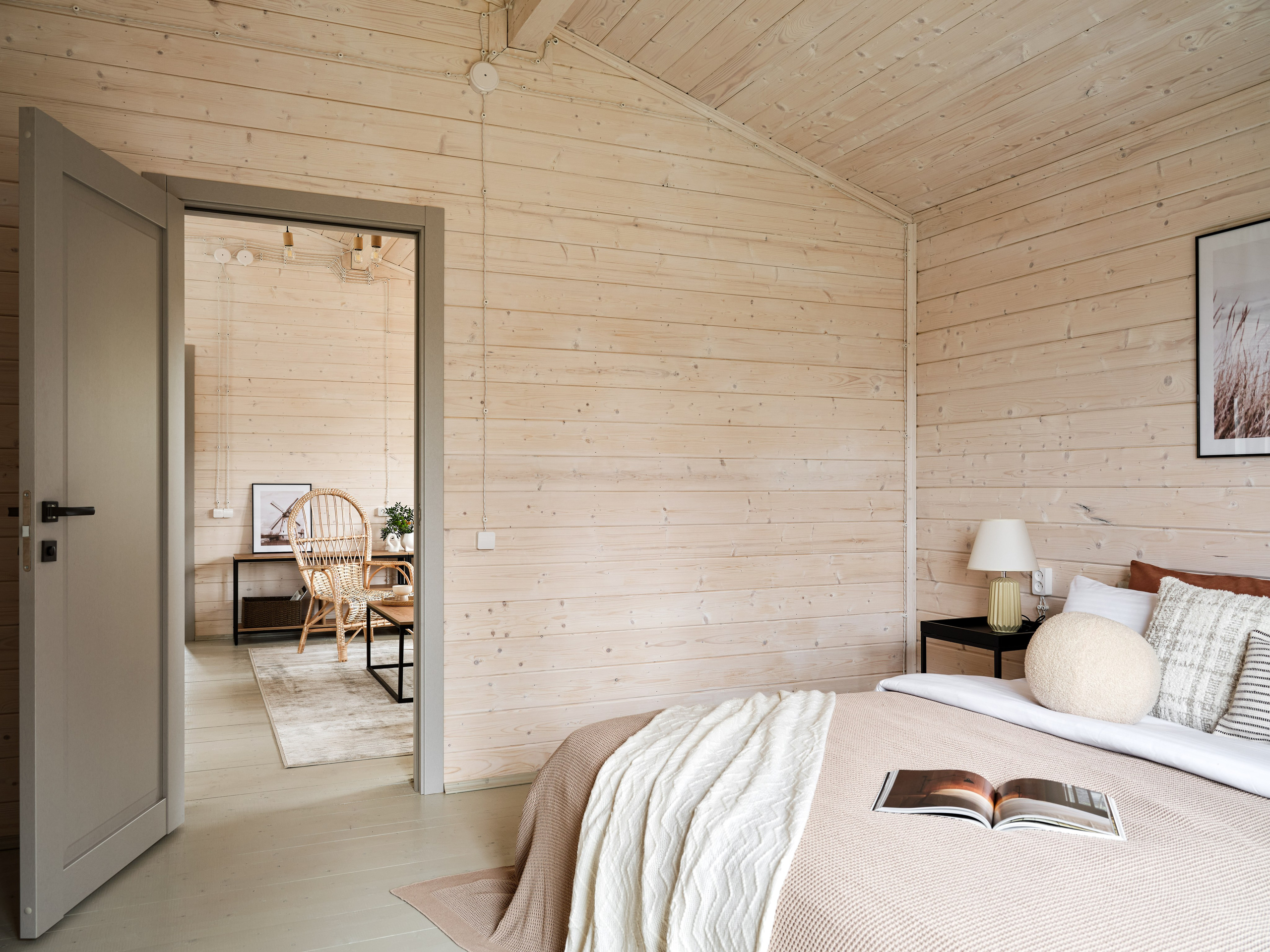 Уютный загородный дом в стиле барнхаус. Интерьерный фотограф Константин Пырьев