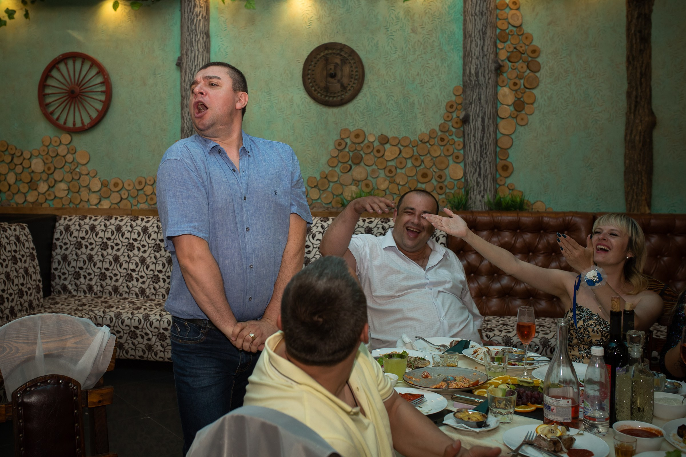 Банкет. Свадебная фотосъёмка в Москве, Туле