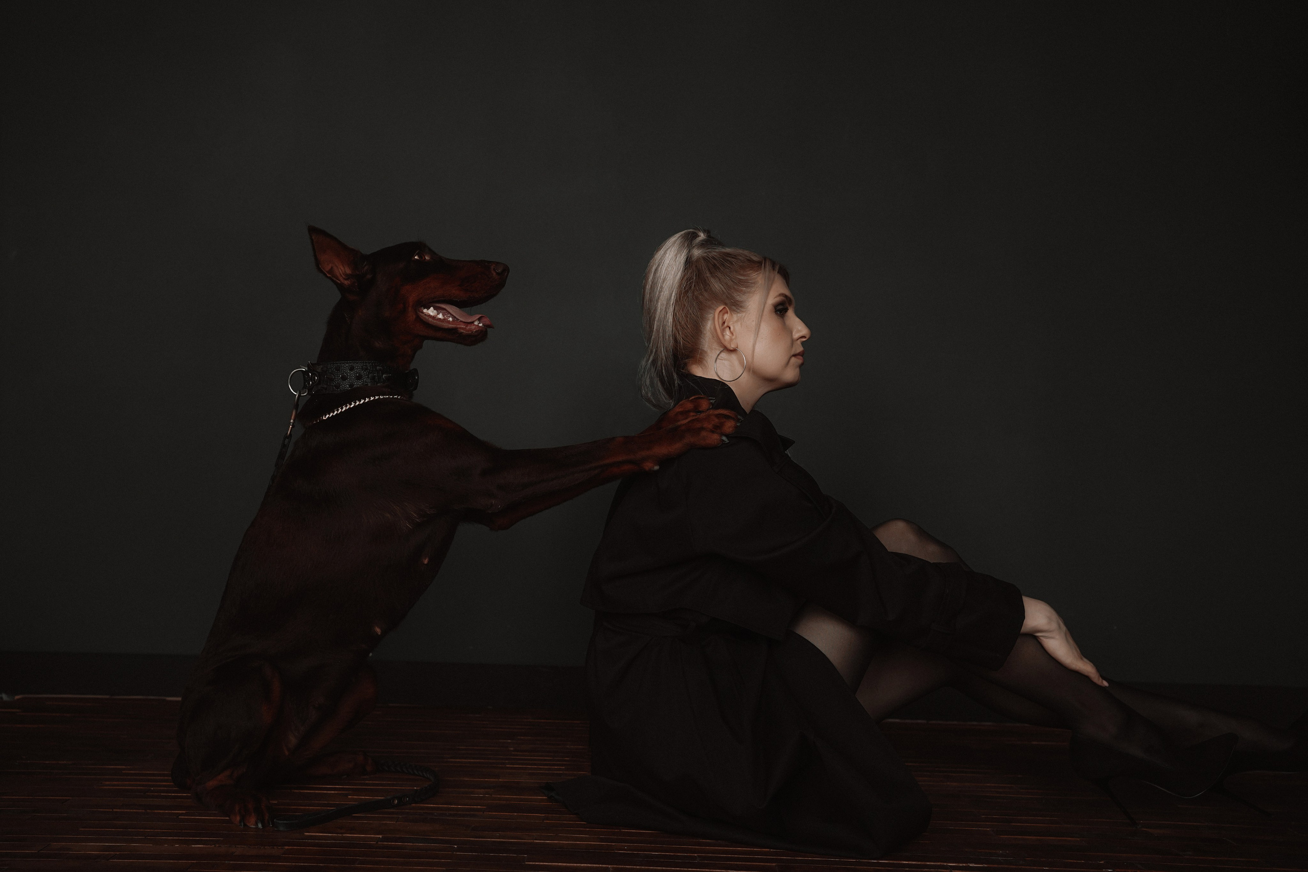 Фотосессия с собакой в Ростове-на-Дону. Женский фотограф Алёна Чёботова. Свадебный фотограф в Ростове-на-Дону. Таинство Крещения и Венчания, семейные фотосессии. Алёна Чёботова