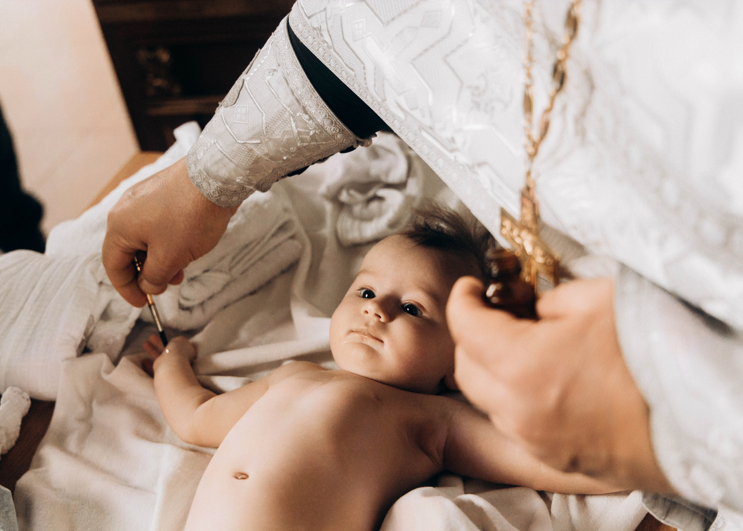 КРЕЩЕНИЕ. Фотосессия новорожденных в Москве и Московской области