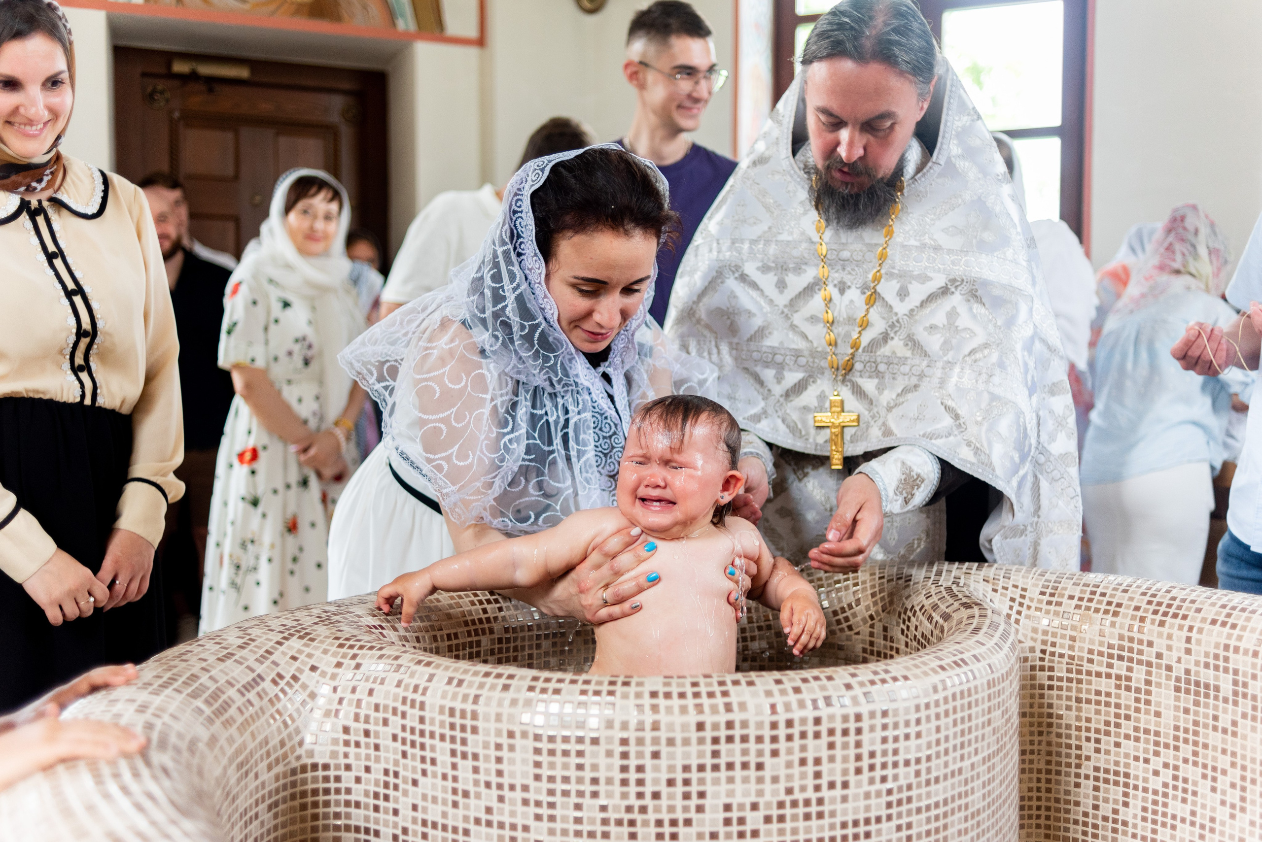 Крещение Ники. Фотограф Юлия Попова