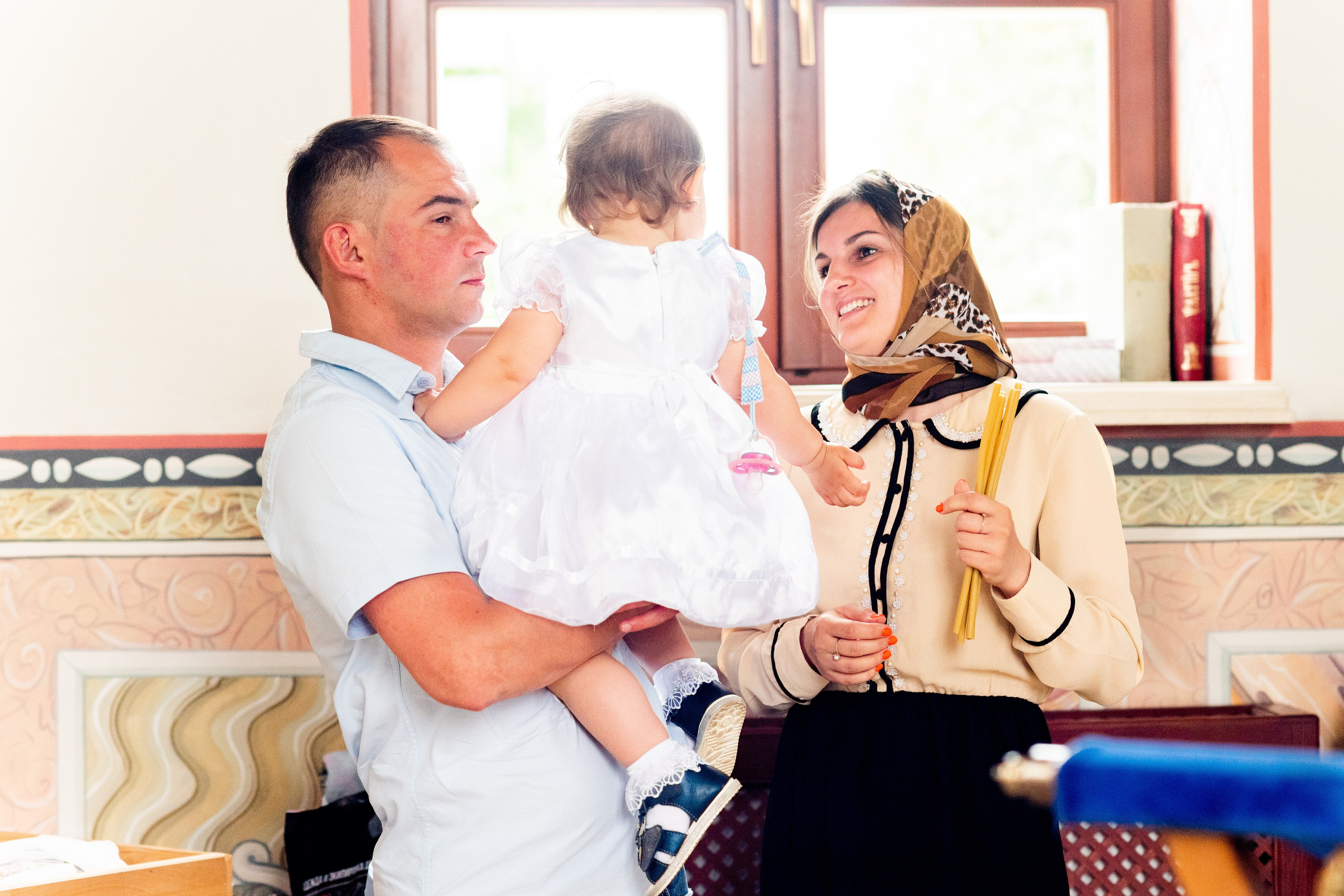 Крещение Ники. Фотограф Юлия Попова