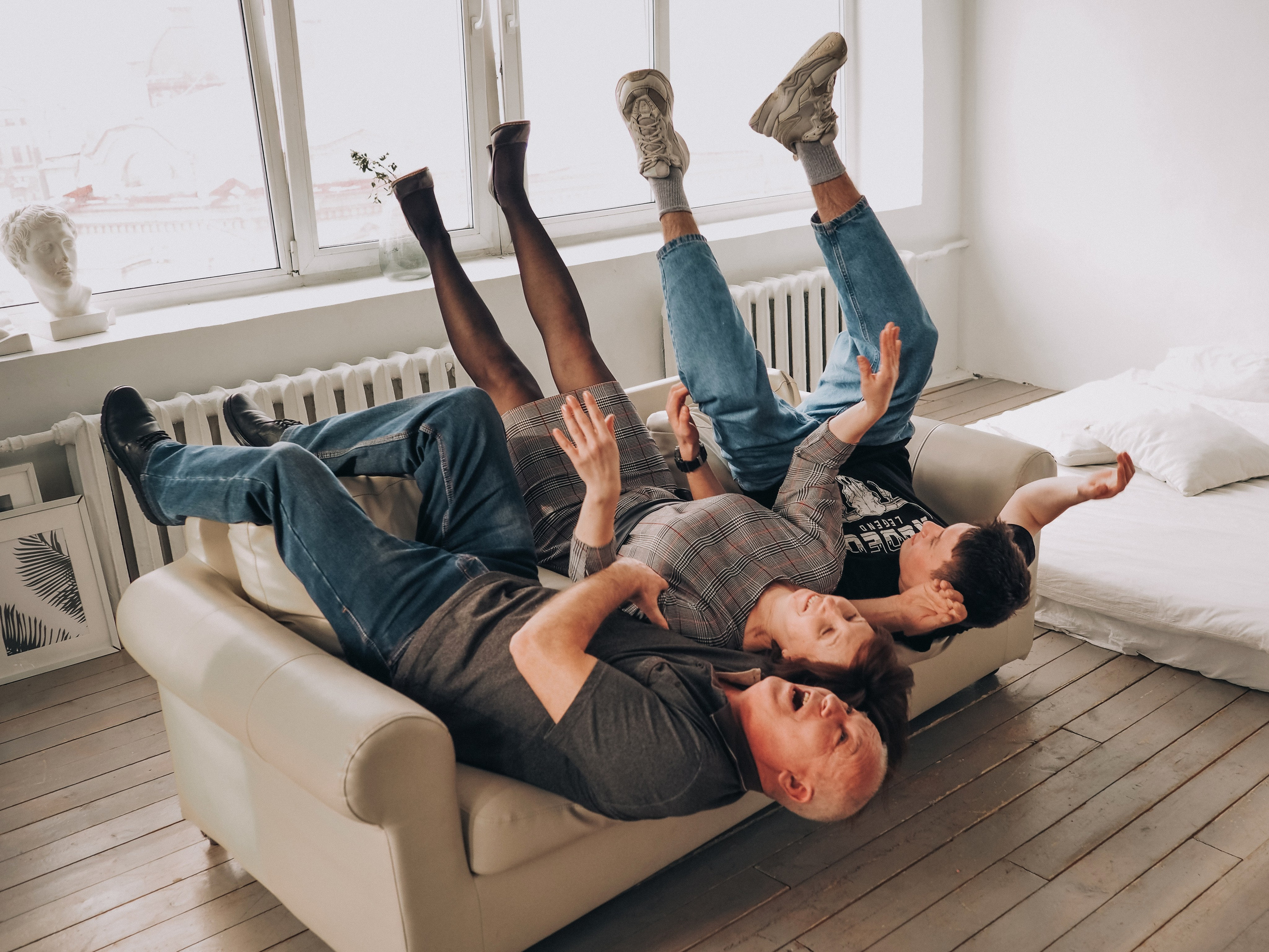 Алексей Дина и Максим. Семейный фотограф Ольга Барабанова