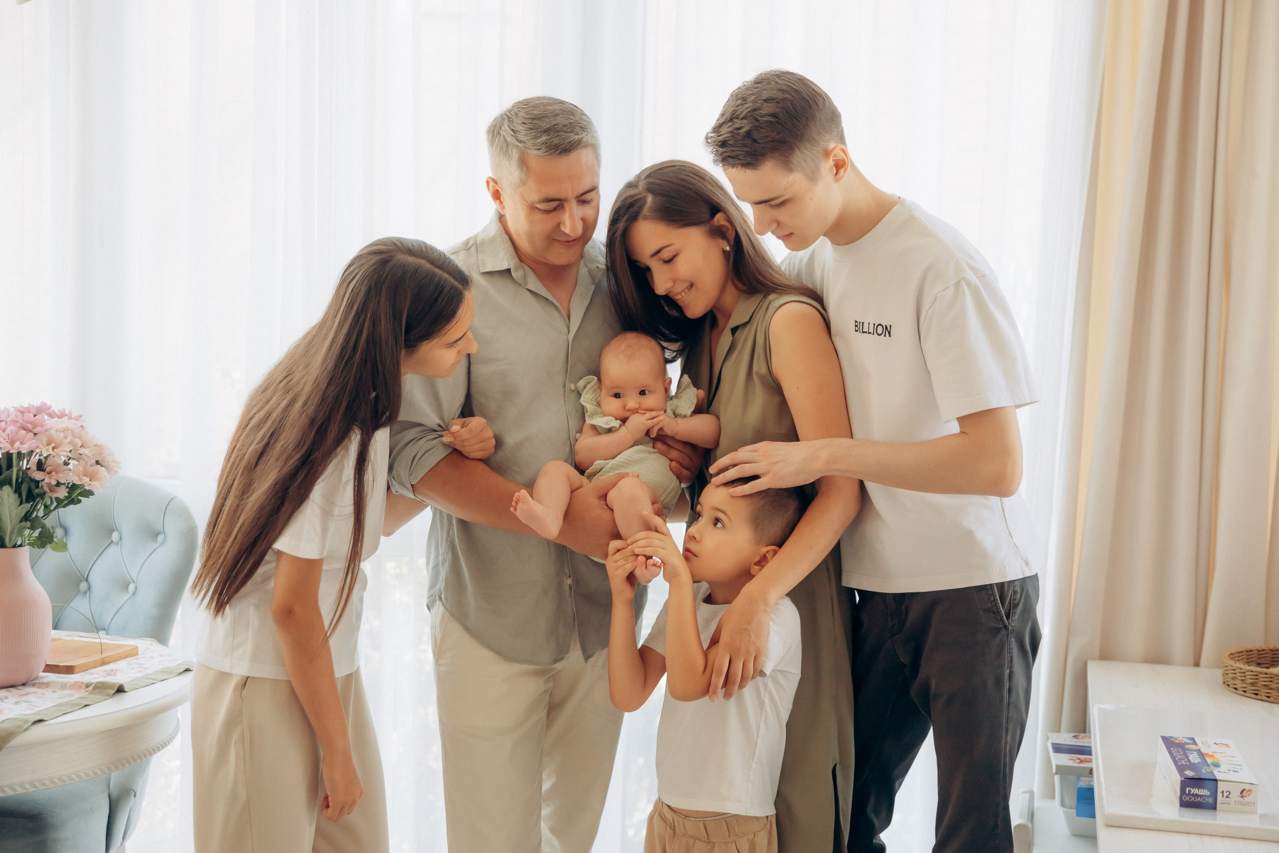 Домашняя фотосессия. Семейный фотограф, фотограф новорожденных в Москве, Анастасия Федяева