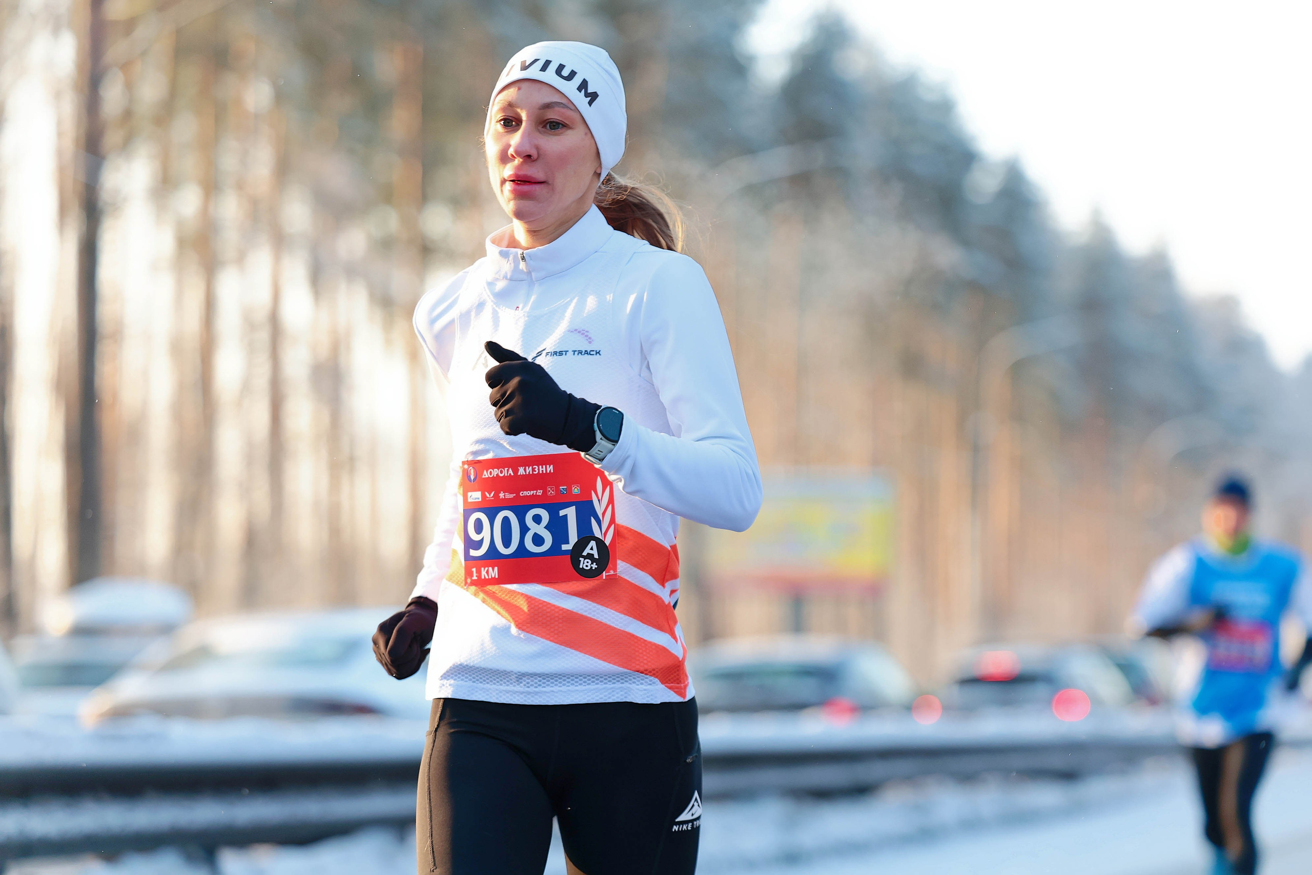 Зимний марафон «Дорога жизни» 2026. Спортивный фотограф в Санкт-Петербурге Илья Vacool