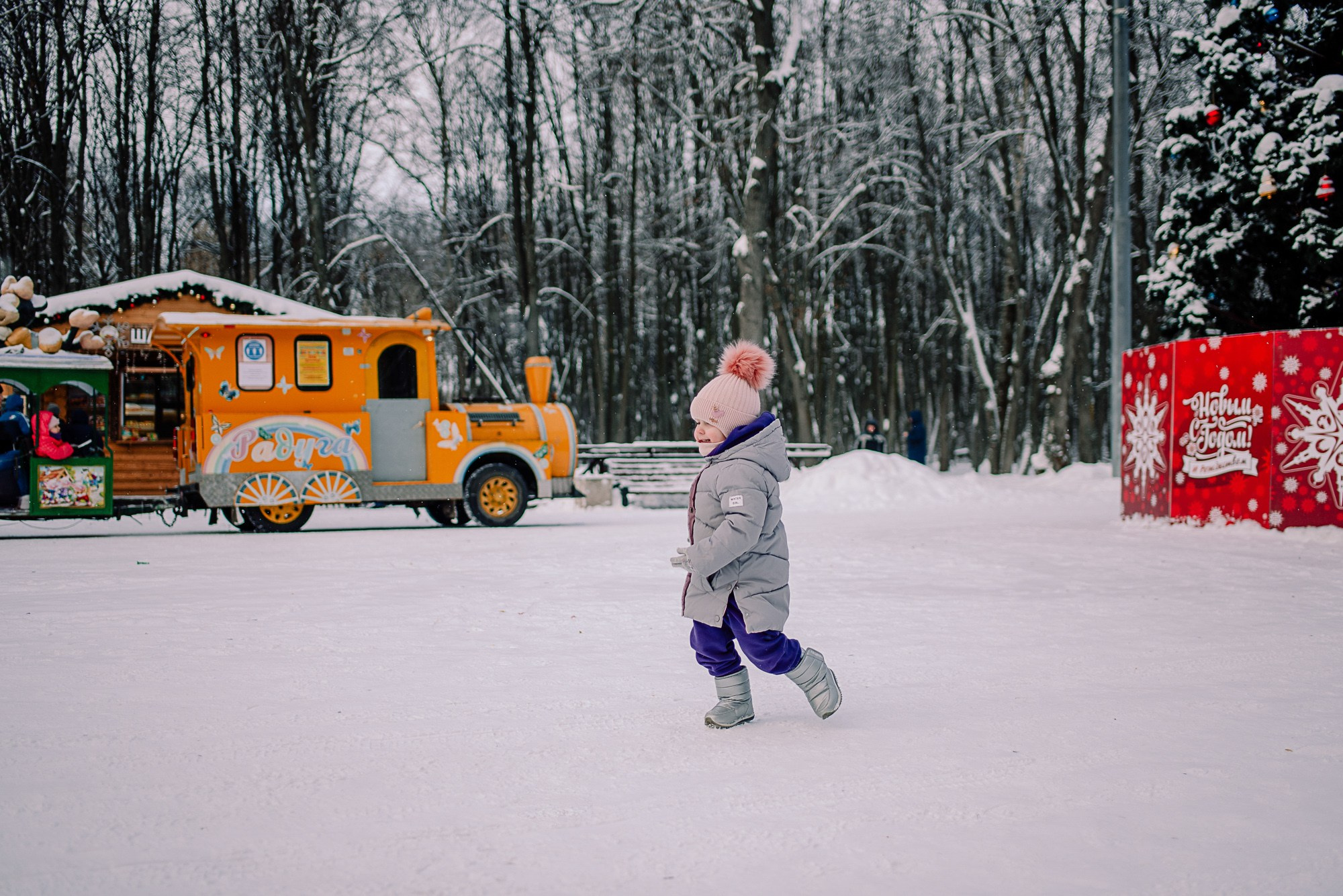 Ева, снежинки, ватрушки. Семейный и свадебный фотограф в Рязани Лиза Голованова
