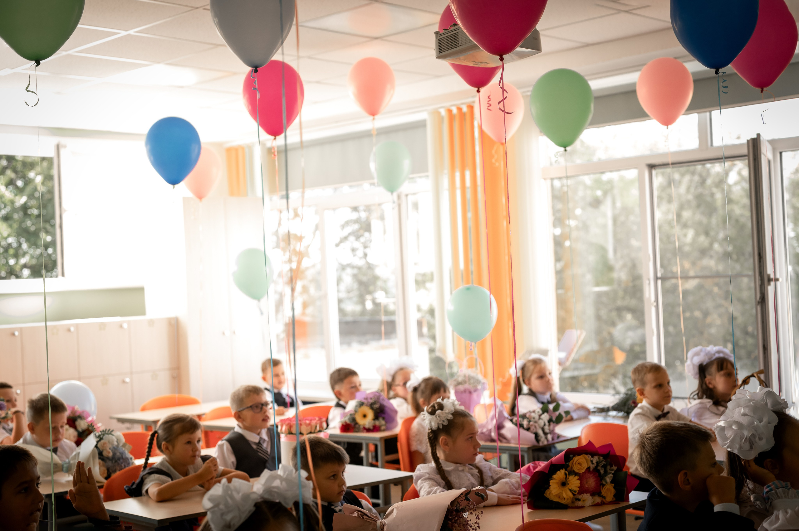 Репортаж с 1 сентября. Фотограф новорождённых, семейный, школьный в городе Калуге Евгения