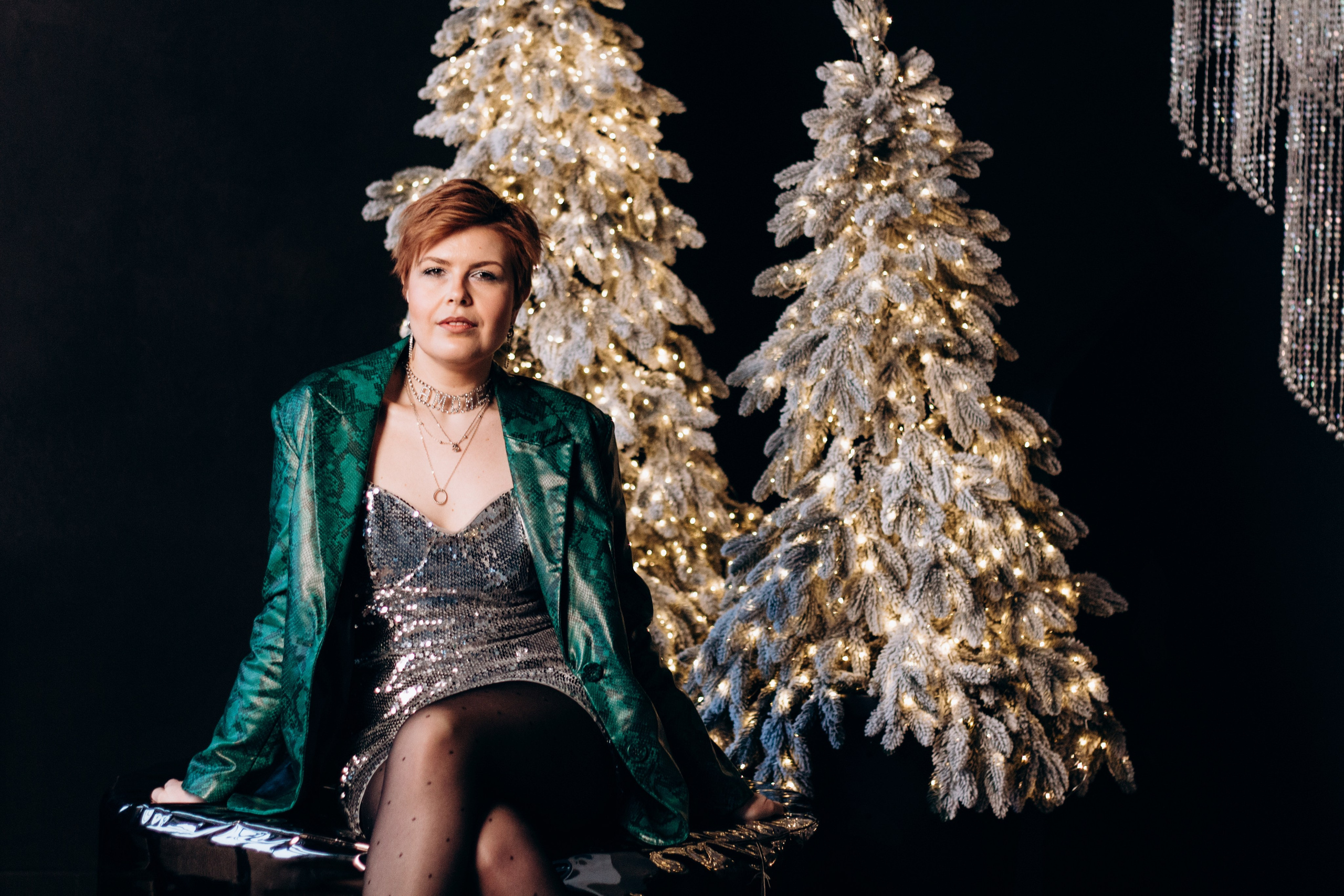 Анастасия. Портрет в студии. Новогодняя фотосессия Екатеринбург. Фотограф в Екатеринбурге Пойгина Елена