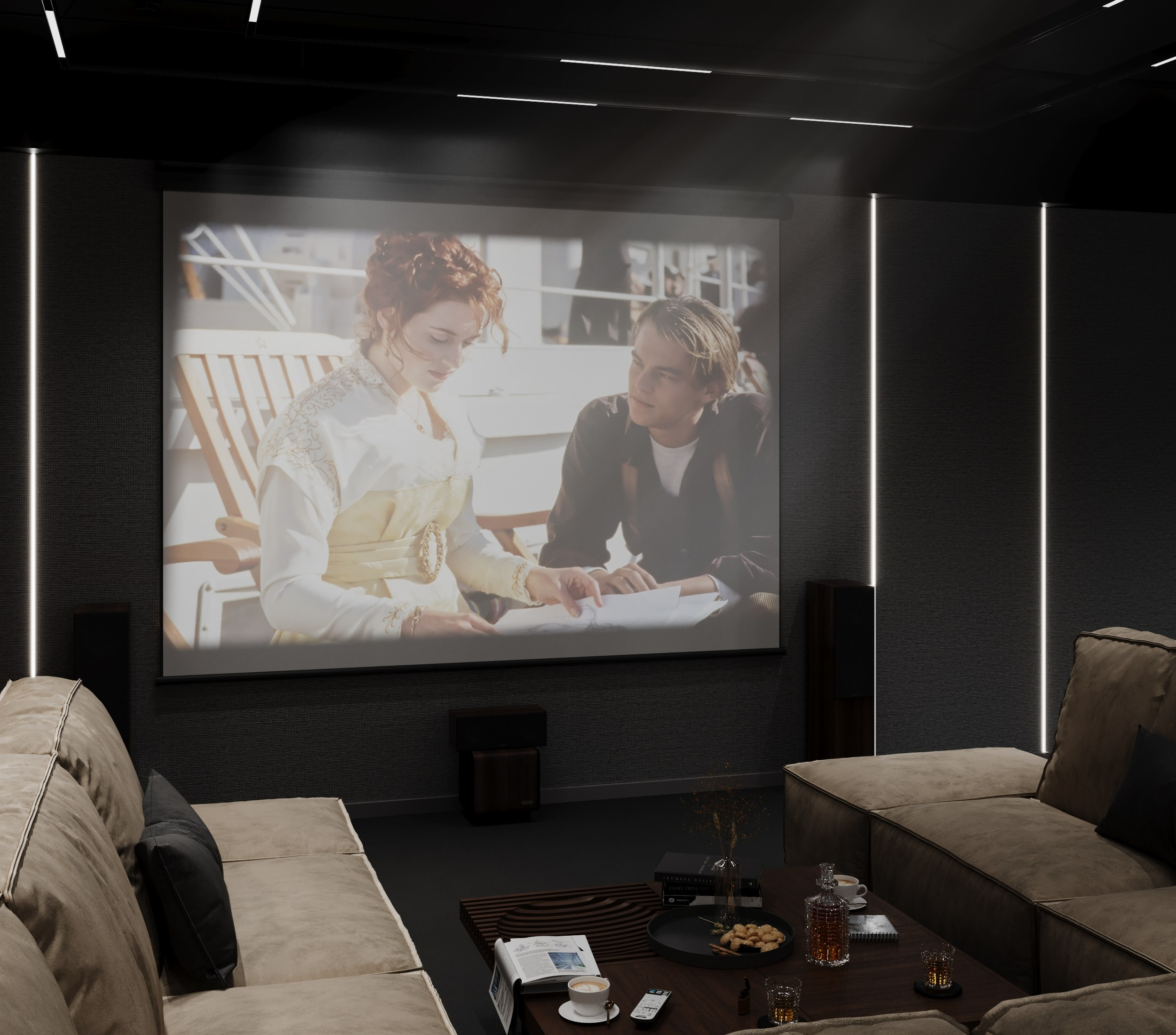 Кинотеатр-переговорная. 3D визуализатор в Москве Сердюк Владислав