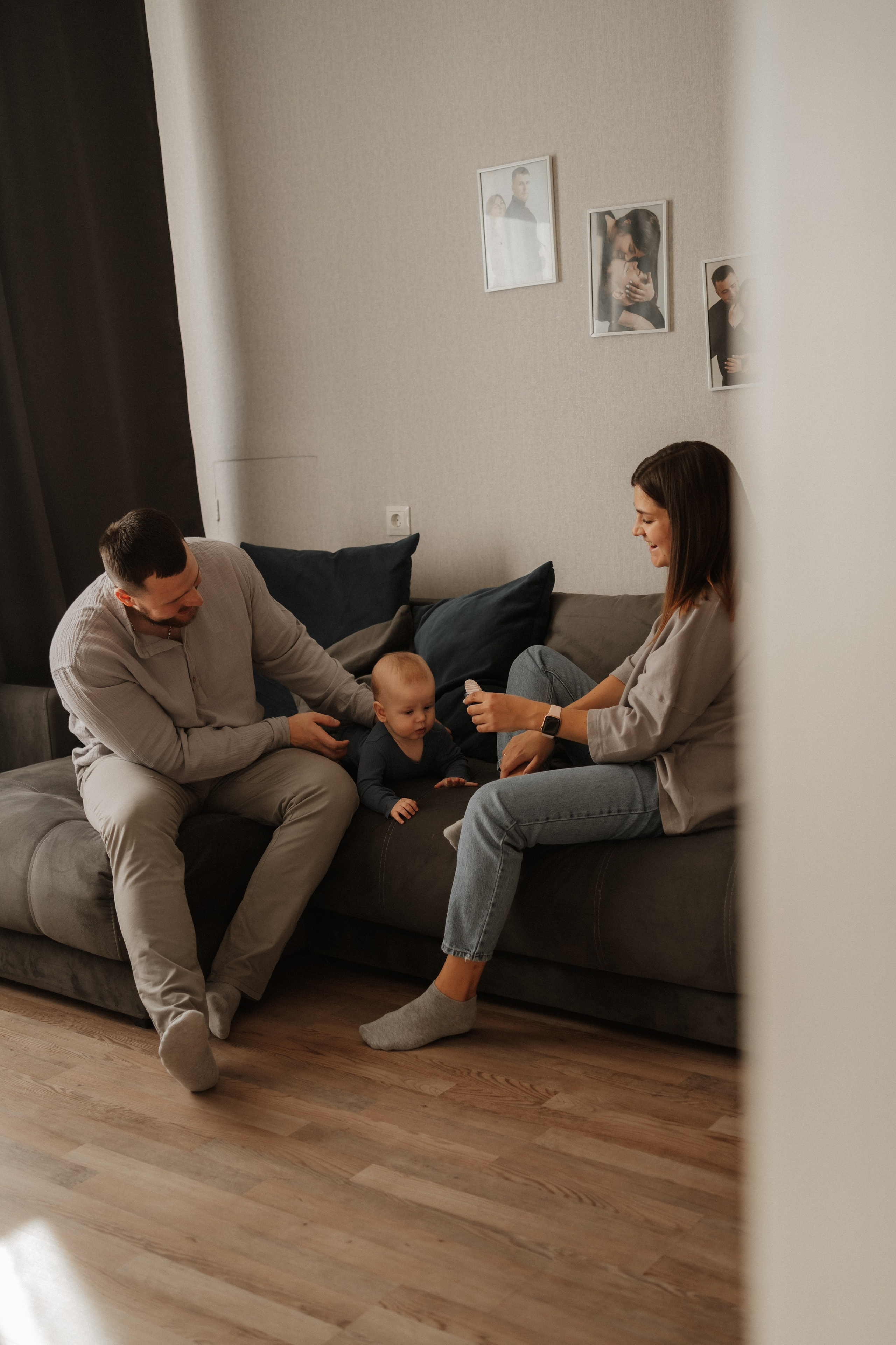 Семейная домашняя фотосъемка в Архангельске. Портретный и свадебный фотограф в Архангельске Елизавета Стрекаловская