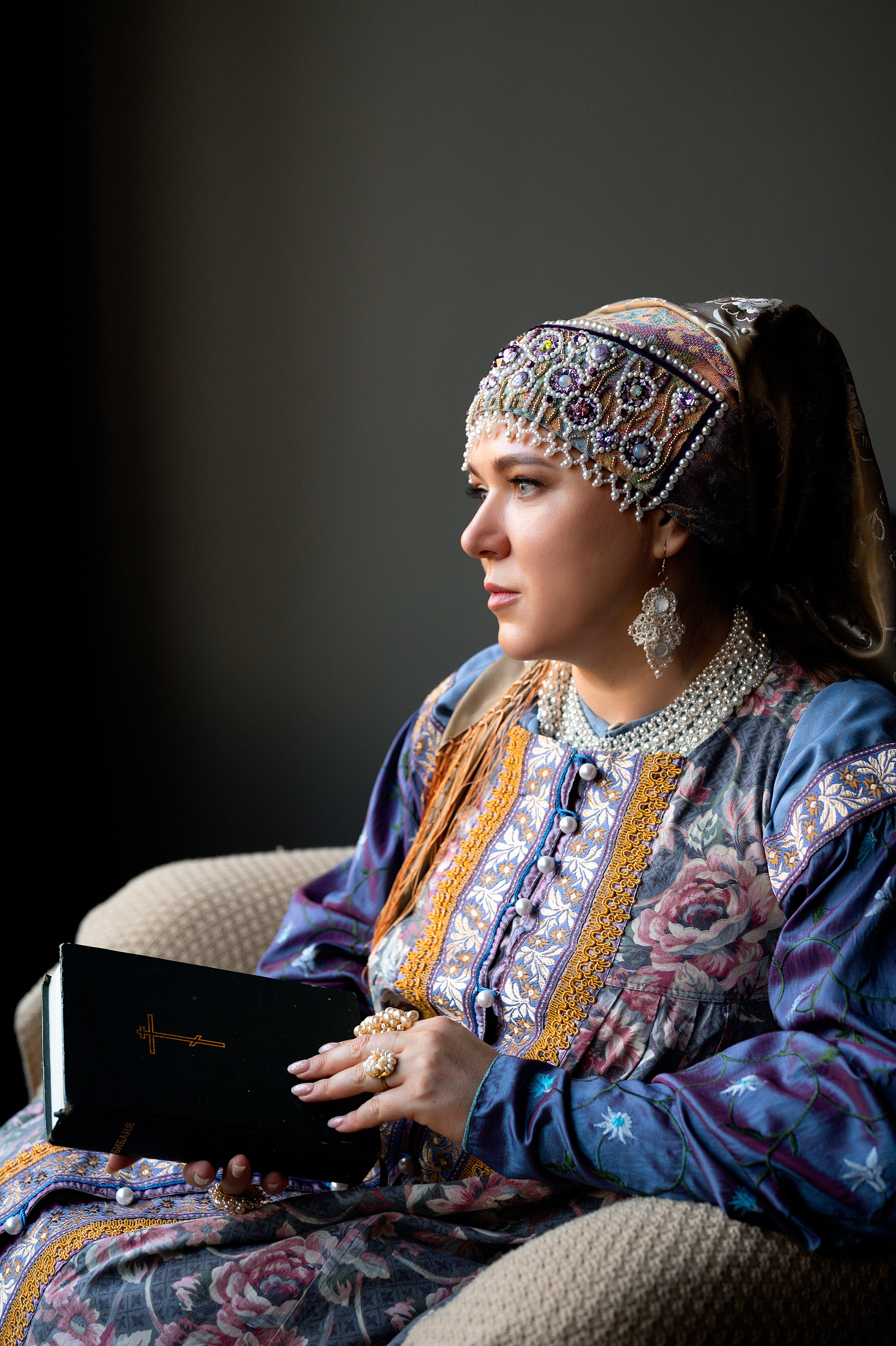 Фотосессия в русском народном костюме. Фотограф Юлия Кондратьева