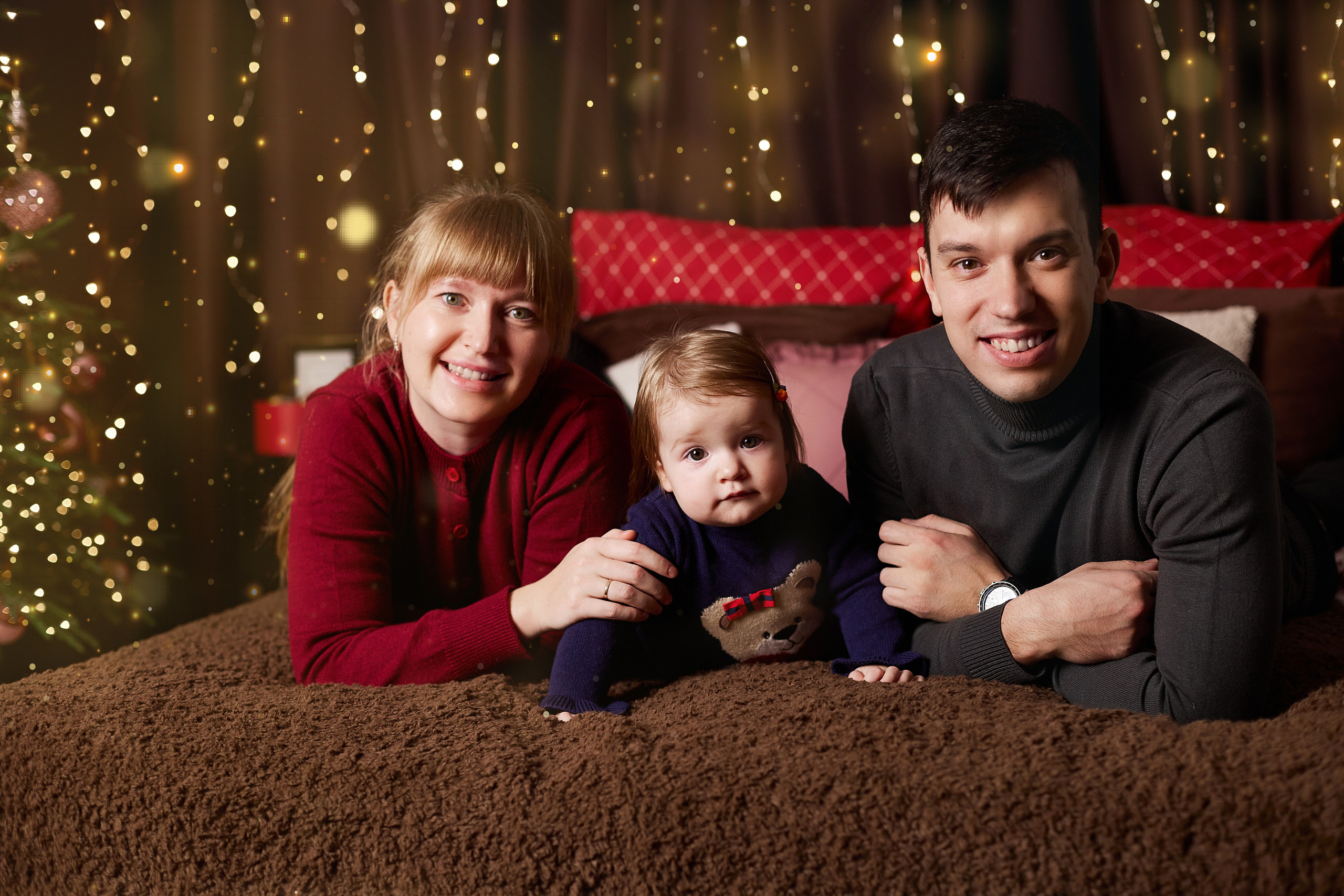 Новогодняя семейная история. Виктория Ларина — Портретный профессиональный фотограф в Иркутске