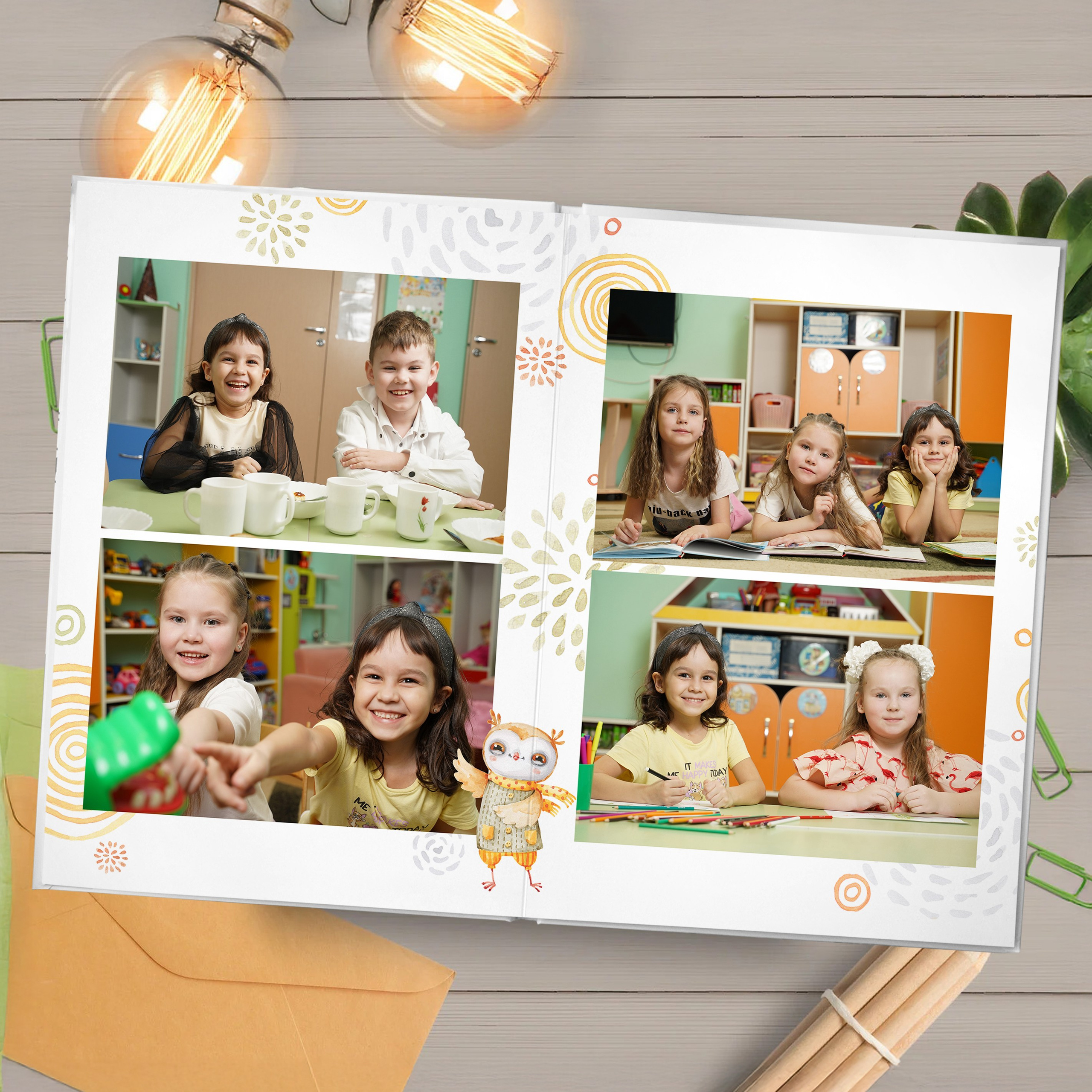 Дизайн «Совушки». AlbomKras -выпускные альбомы Красноярска с авторским дизайном и качественной фотосъемкой! ⭐⭐⭐⭐⭐ 5.0