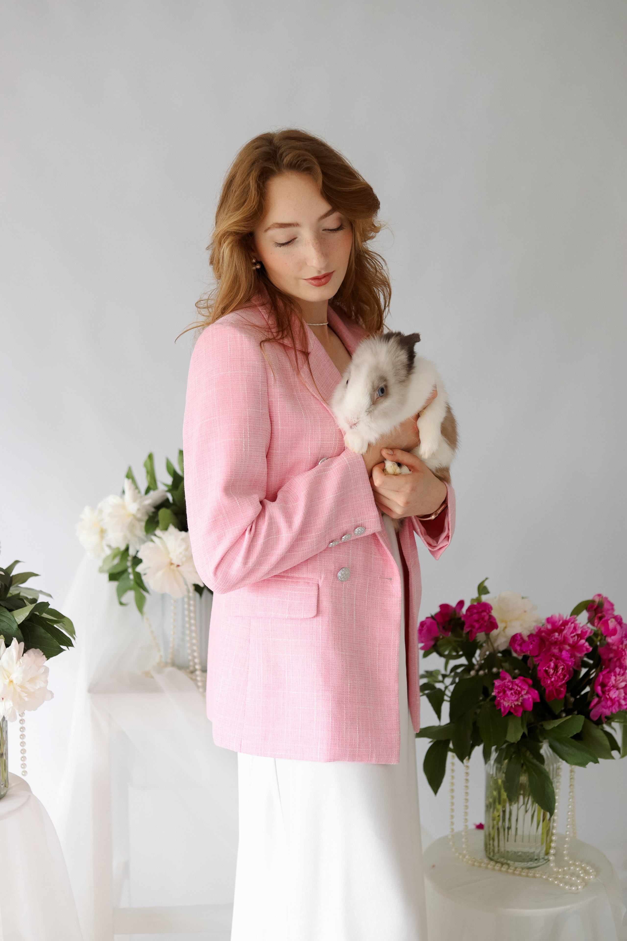 Яна — Живые пионы. Kate Bunny | фотограф и видеограф в Люберцах