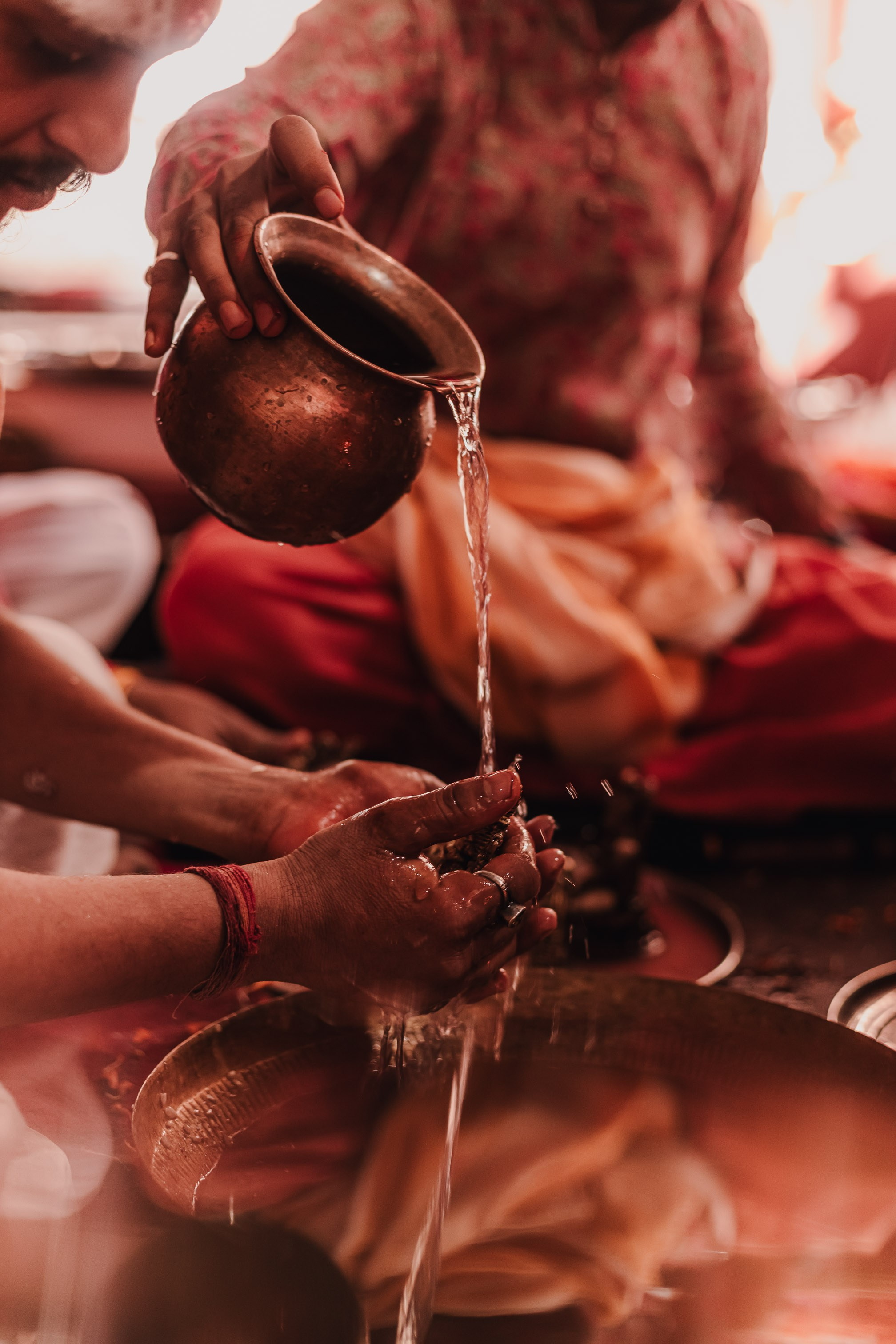 Lakshmi pooja in India. Mariam Bagdasaryan