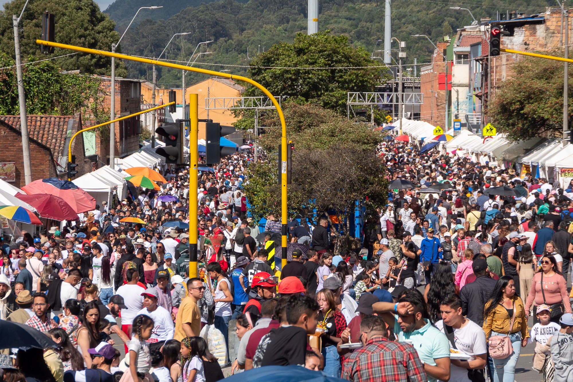Богота, столица Колумбии. Bogotá, the capital of Colombia. Фотограф Алексей Скоробогатько