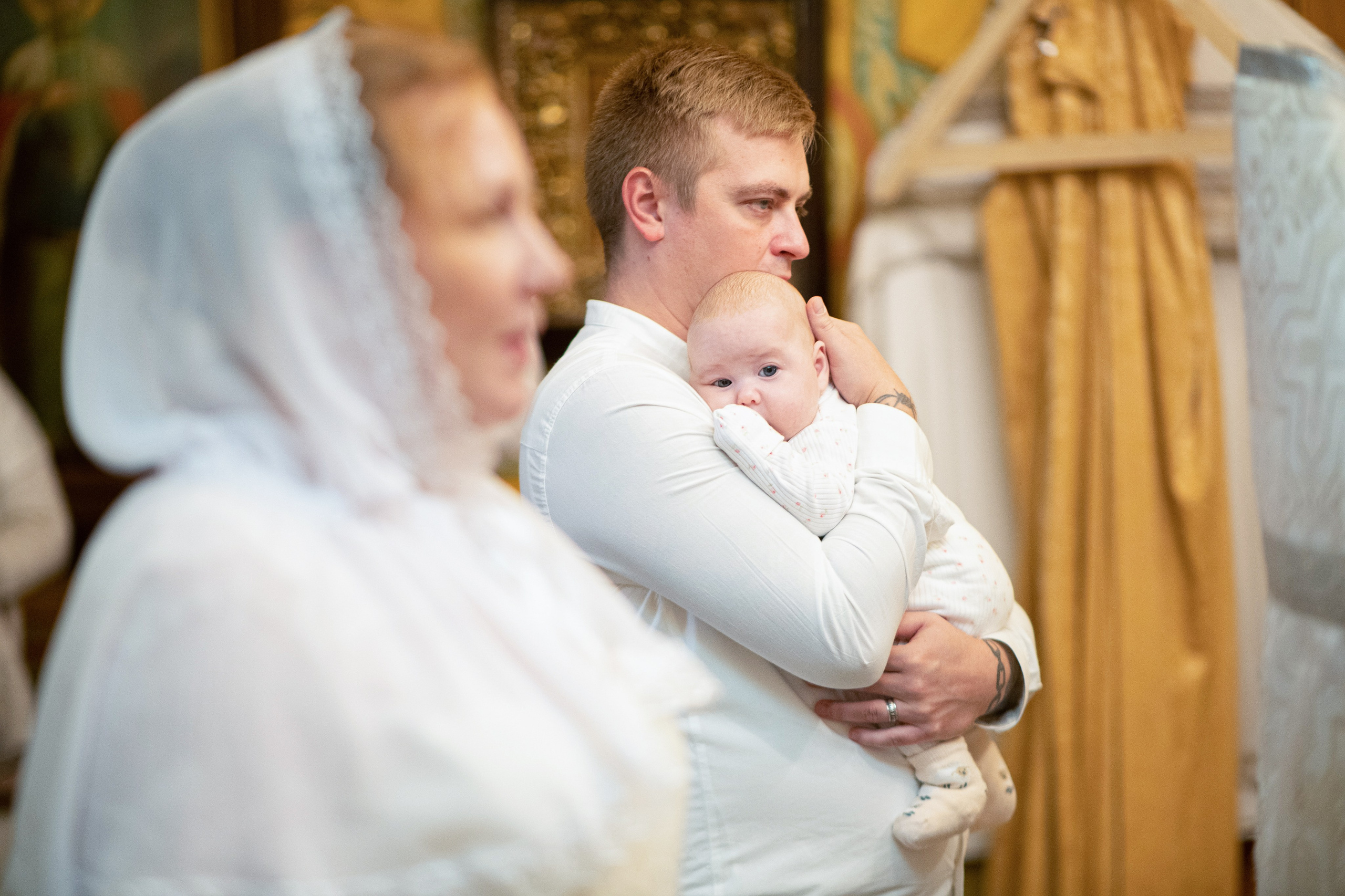Крещение младенца Ксении в Люблино. Свадебный и портретный фотограф в Москве Галина Борисова