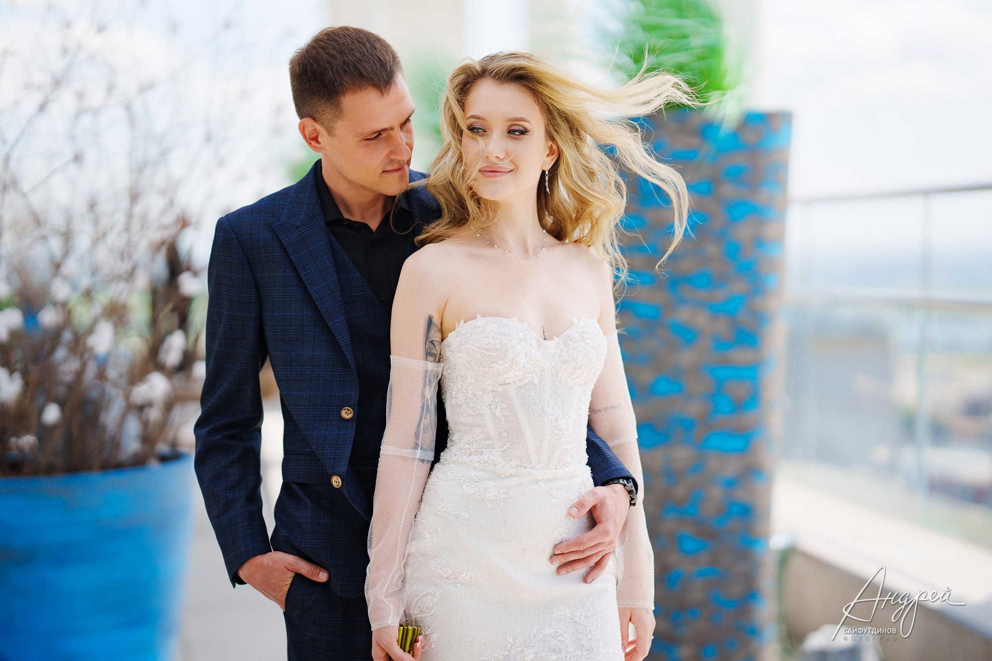Свадебная фотосессия Аксиньи и Сергея. Свадебный и семейный фотограф в Ростове-на-Дону. Андрей Сайфутдинов