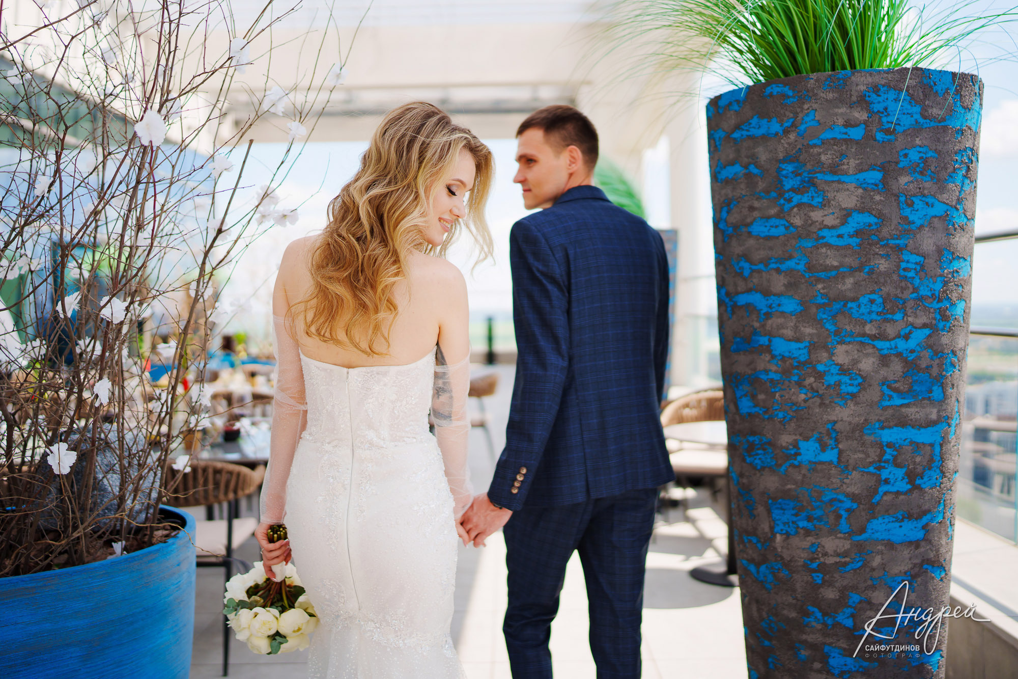 Свадебная фотосессия Аксиньи и Сергея. Свадебный и семейный фотограф в Ростове-на-Дону. Андрей Сайфутдинов