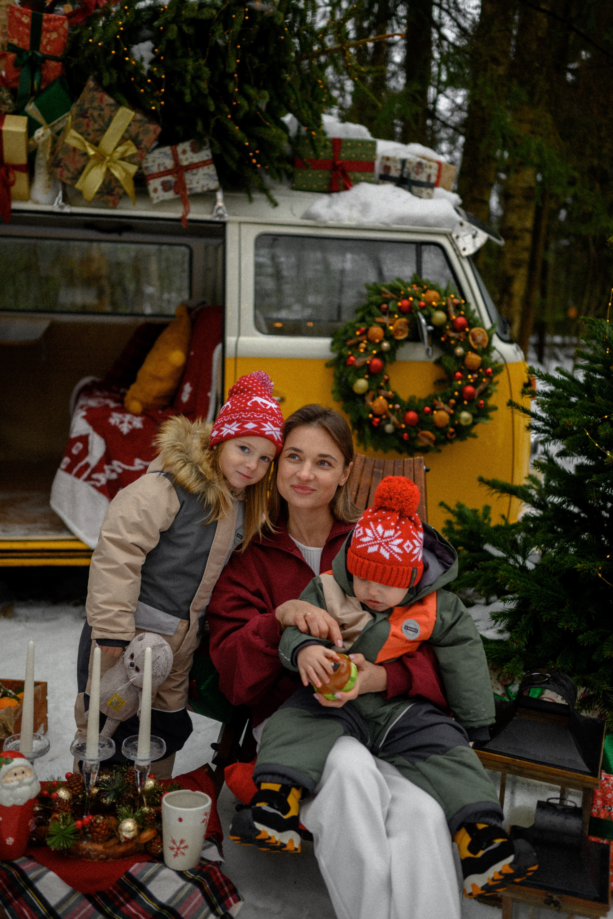 Новогоднее приключение. Семейный и детский фотограф в Москве Князева Диана