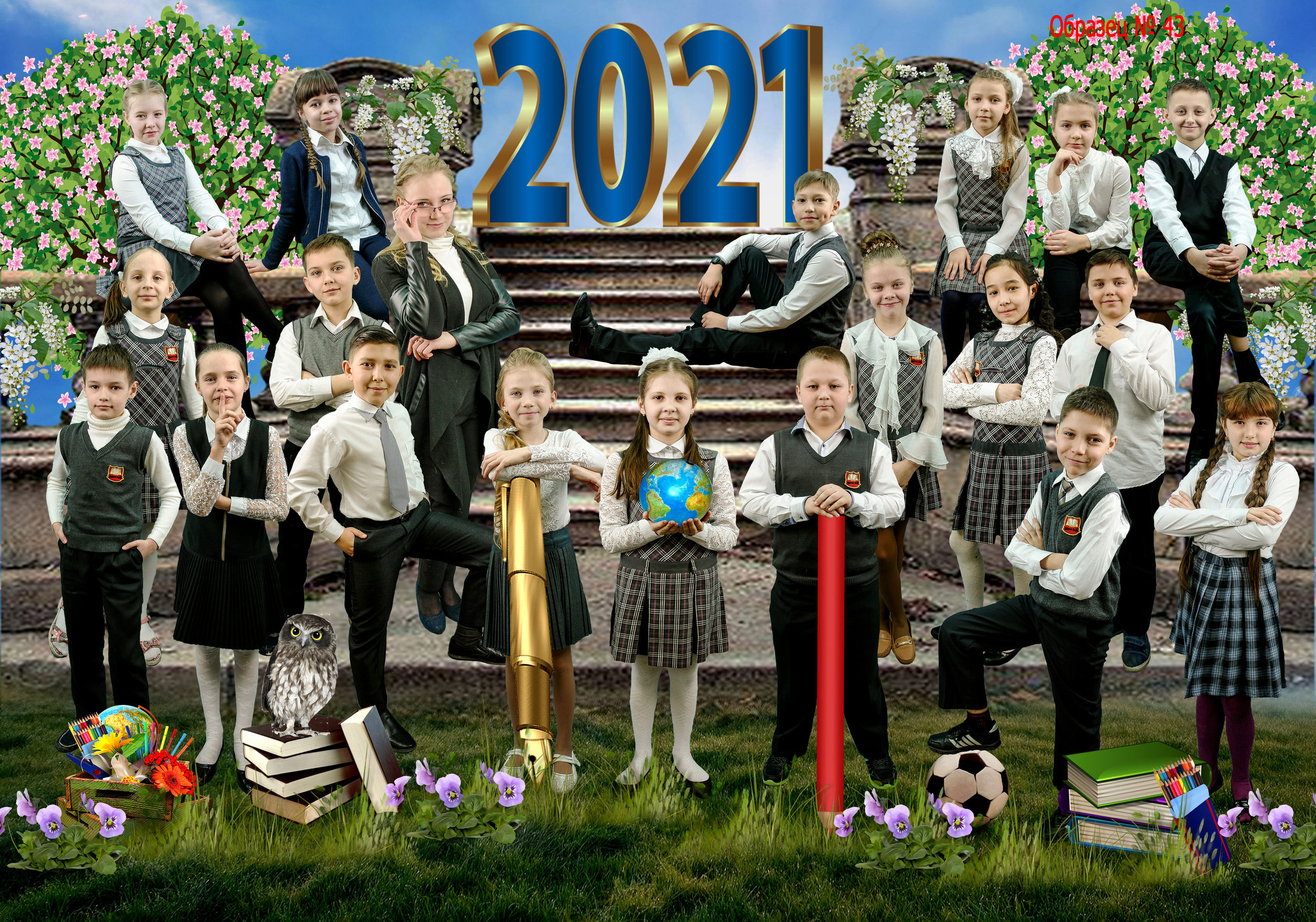 Групповая школьная фотография. Фотосъемка в детском саду и школе. Фотоальбомы и фотокниги ВЫПУСКНИК