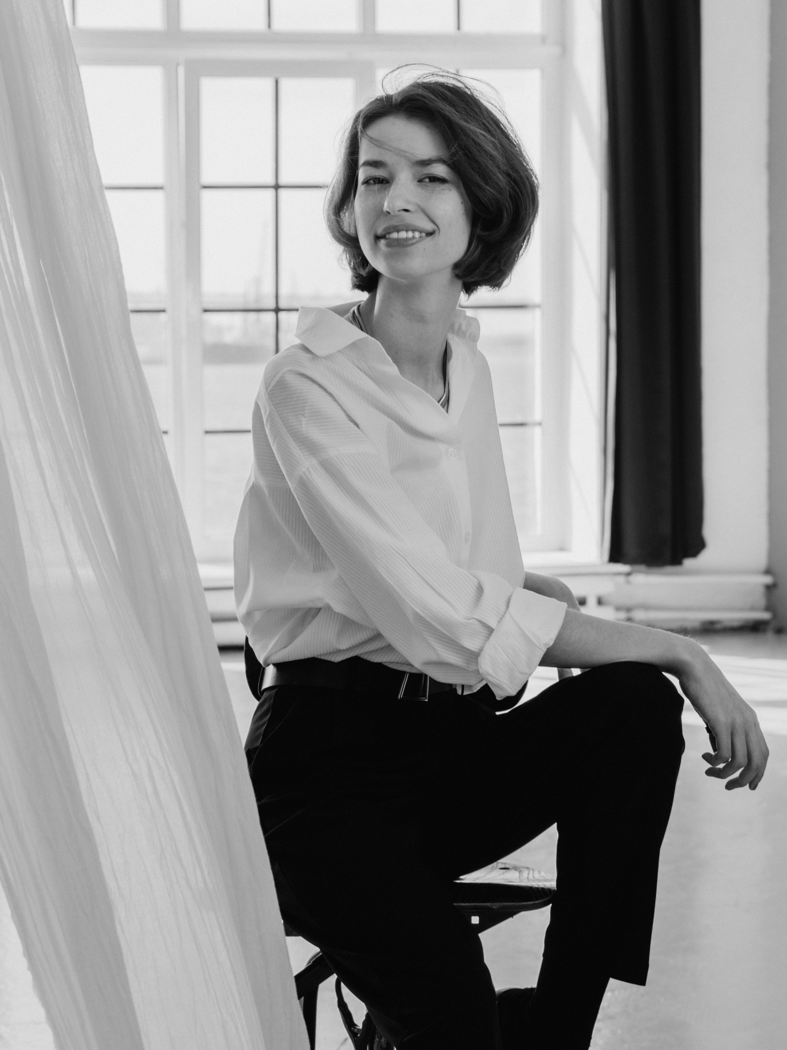 Портретная фотосессия для Полины в фотостудии. Светлана Гопанюк. Портретный фотограф. Санкт-Петербург. СПб