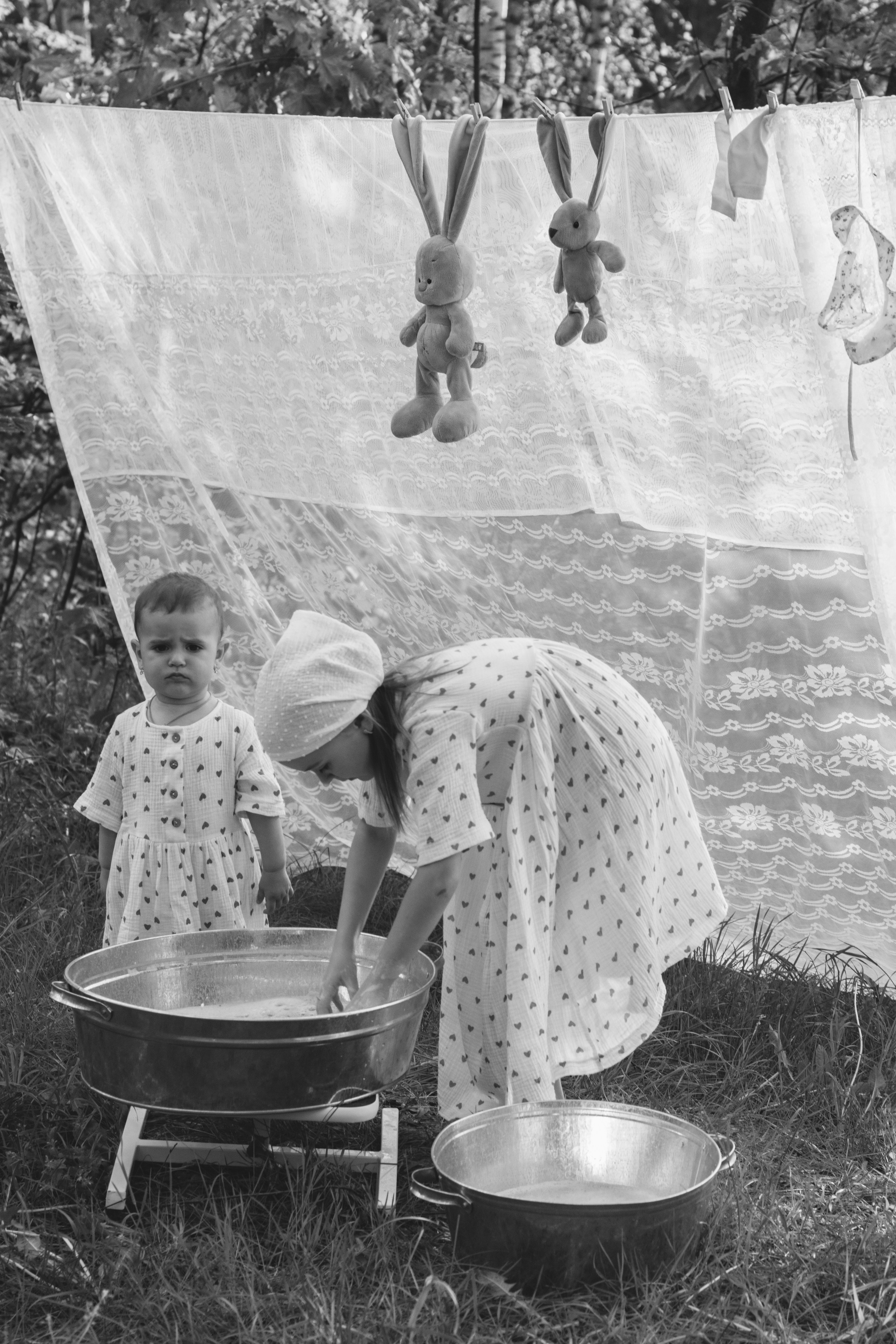 Большая стирка Дарья и Мария. Фотограф Ирина Панина