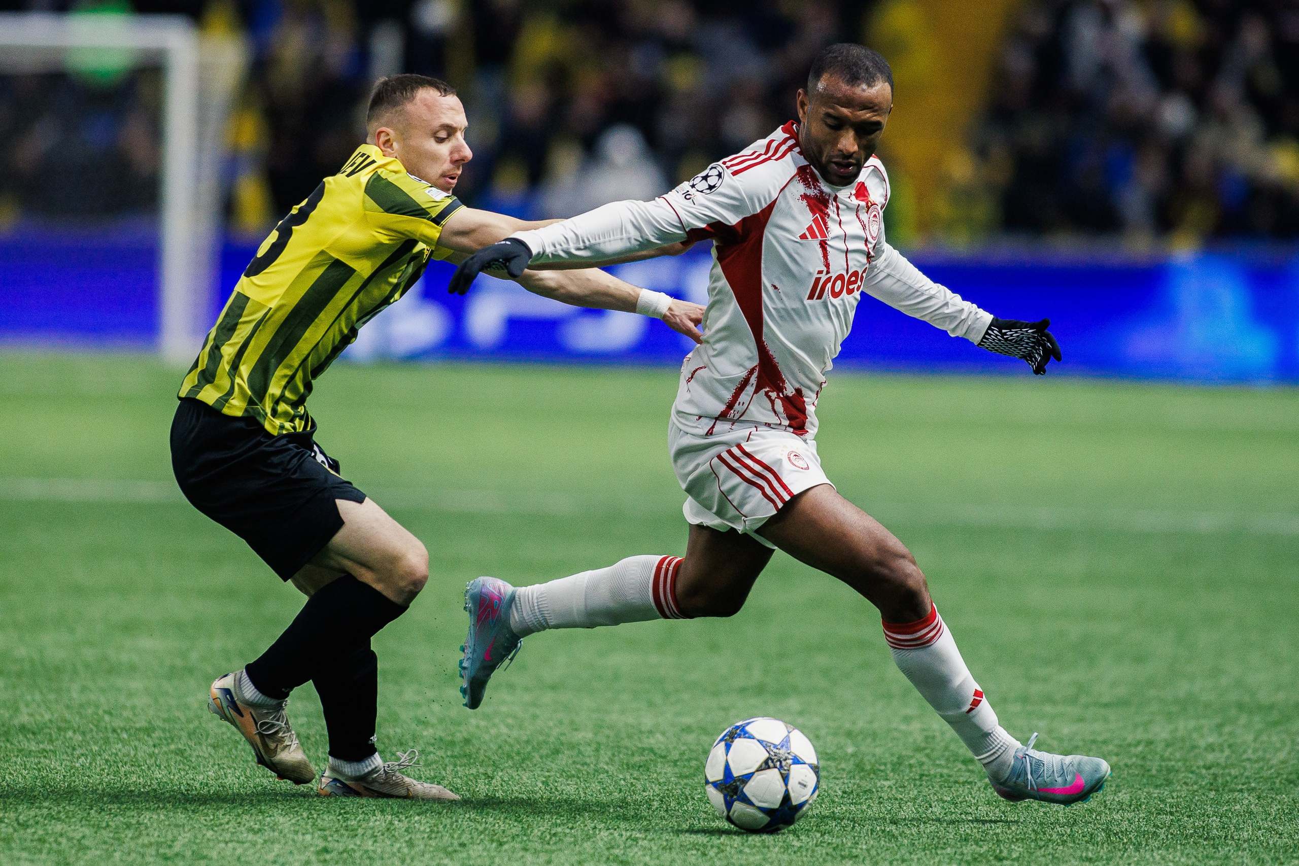 UEFA Champions League 25/26 Kairat — Olympiacos. Photographer Danil Aykin
