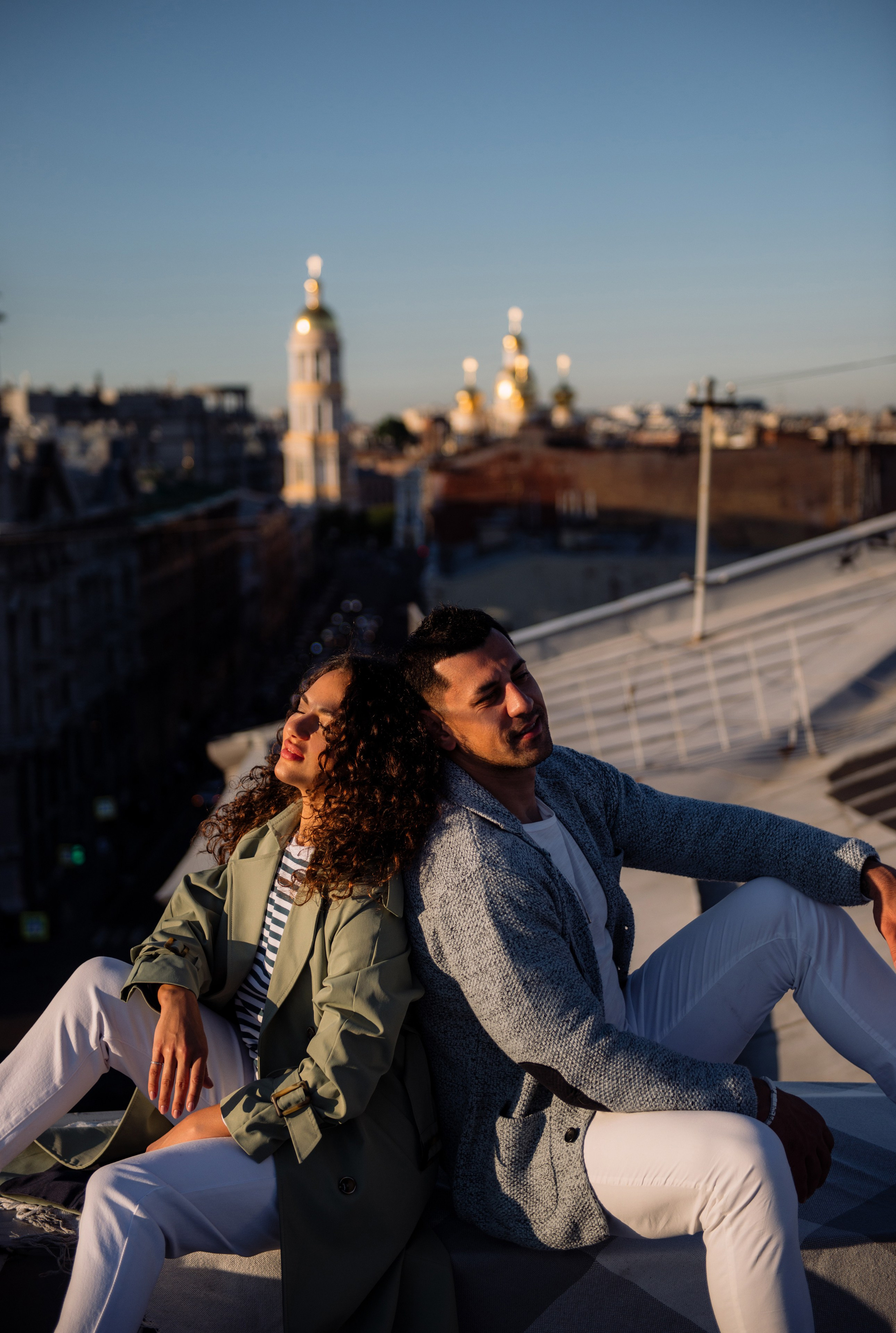 Love story на крышах Питера. Фотограф в Москве Алёна Степутенко