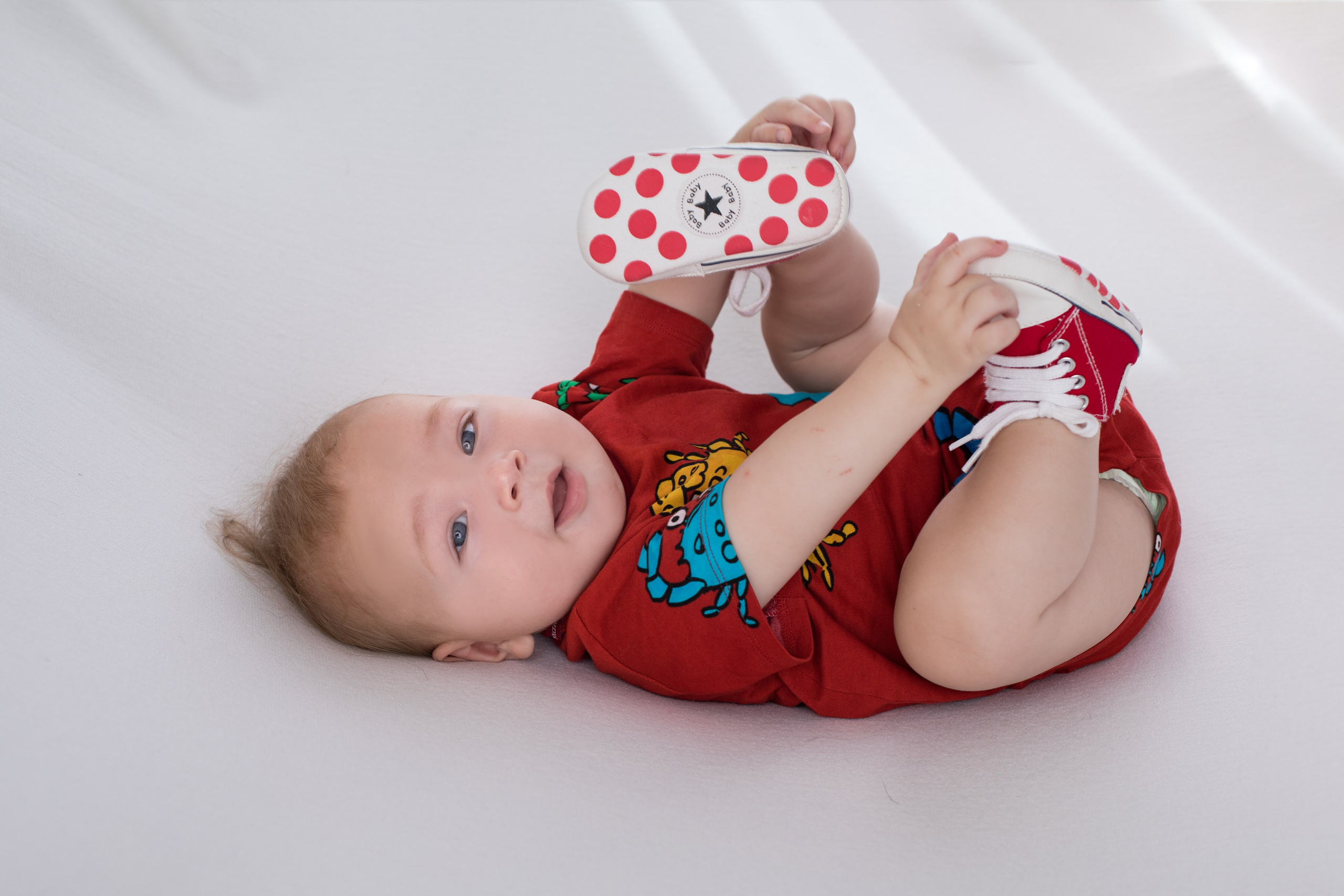 Тимур 5 месяцев. Таня Пономарева — детский фотограф в Воронеже