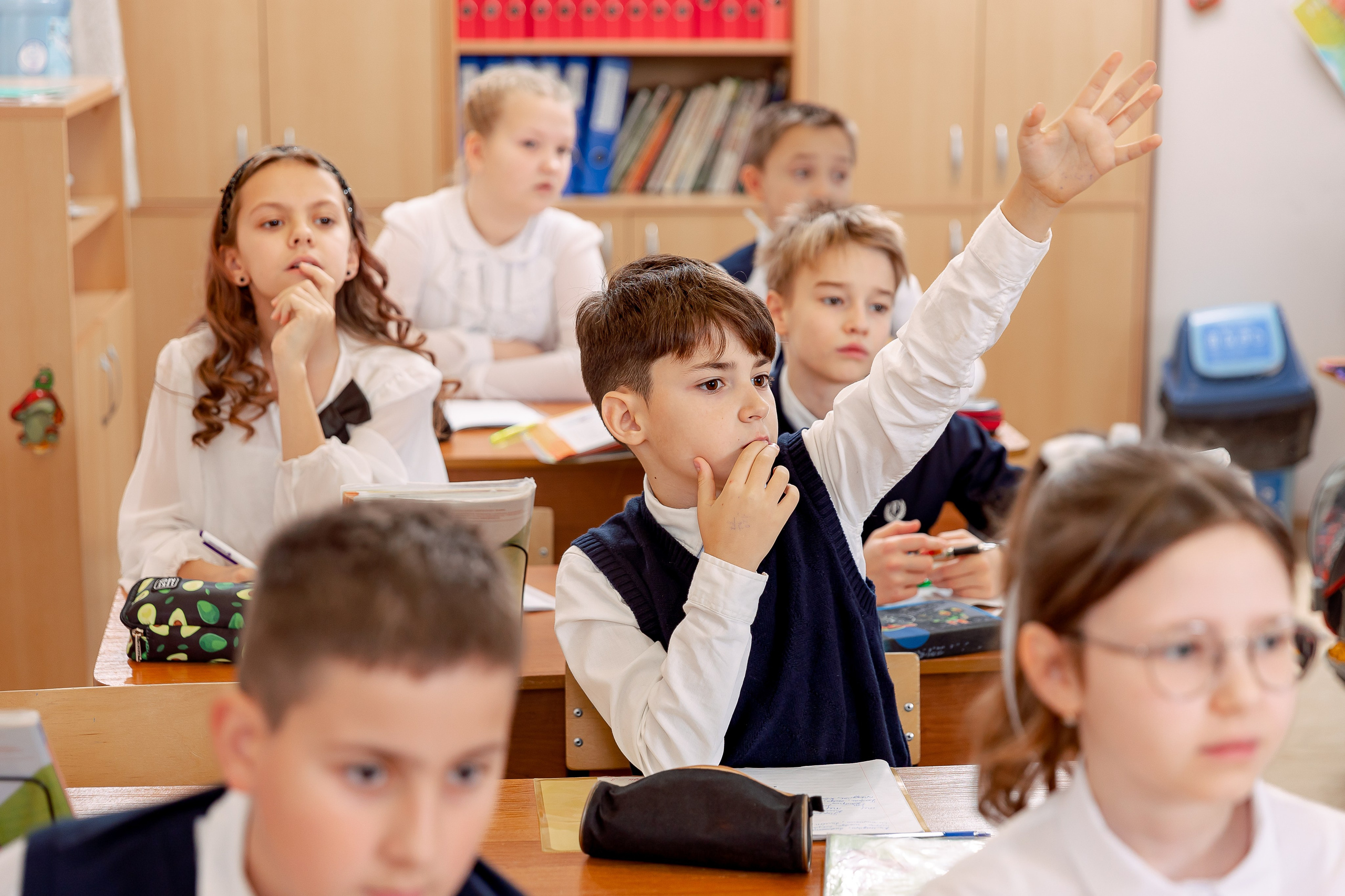 Репортаж на уроках. Семейный и детский фотограф Комина Елена, Власиха, Одинцово