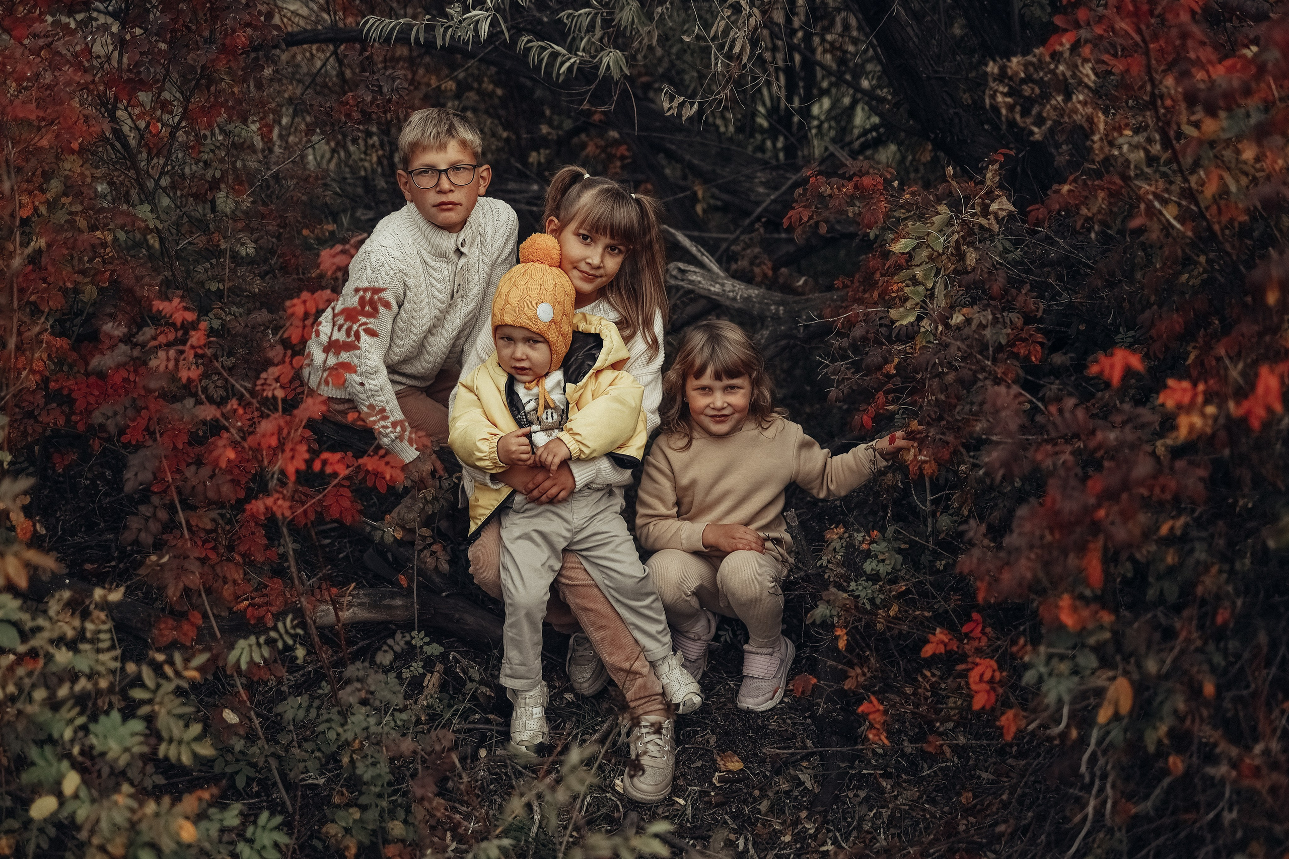 Семейная прогулочная съёмка. Фотограф в Астане Элина Багинская