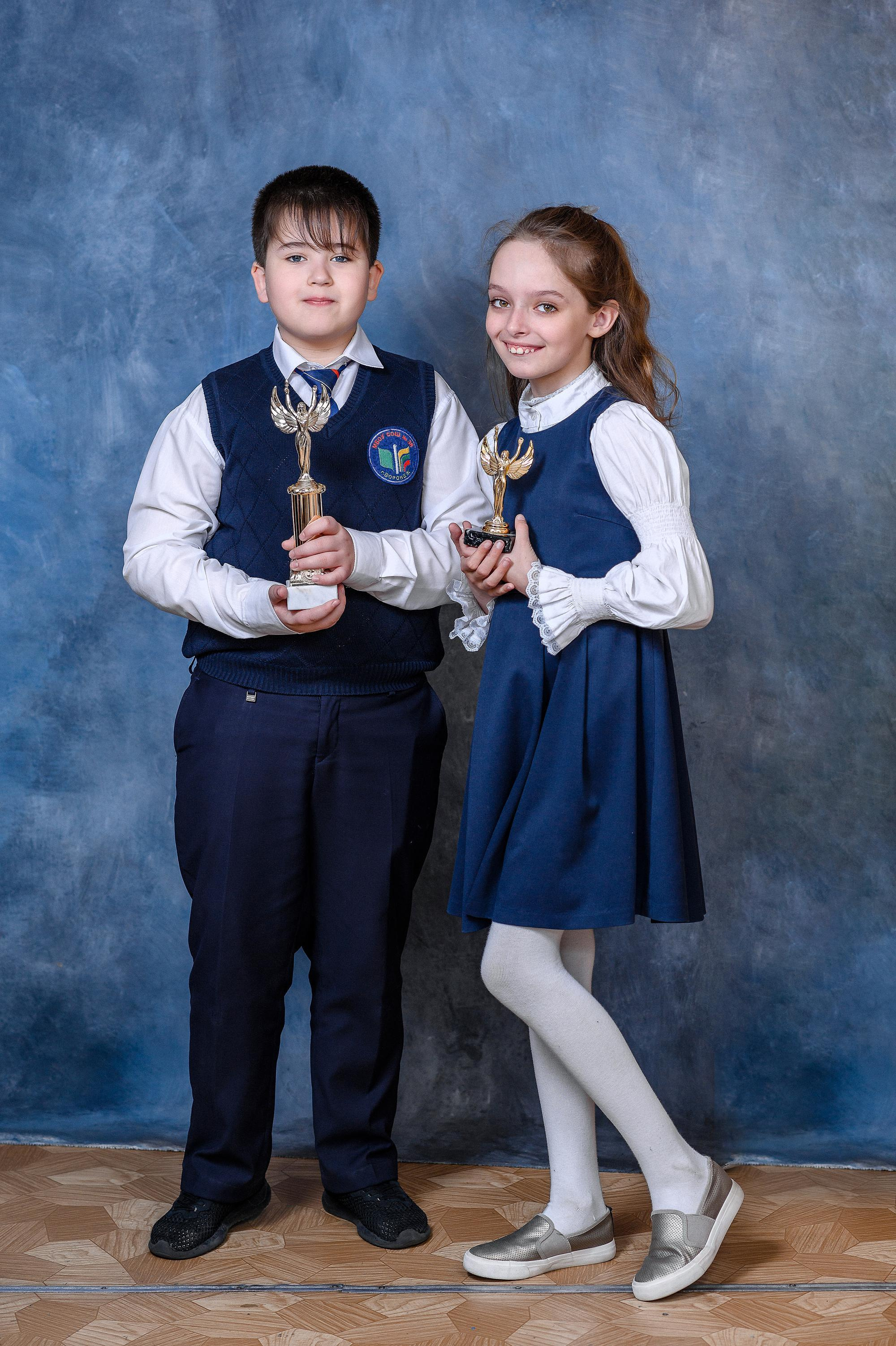 Портреты, школьники